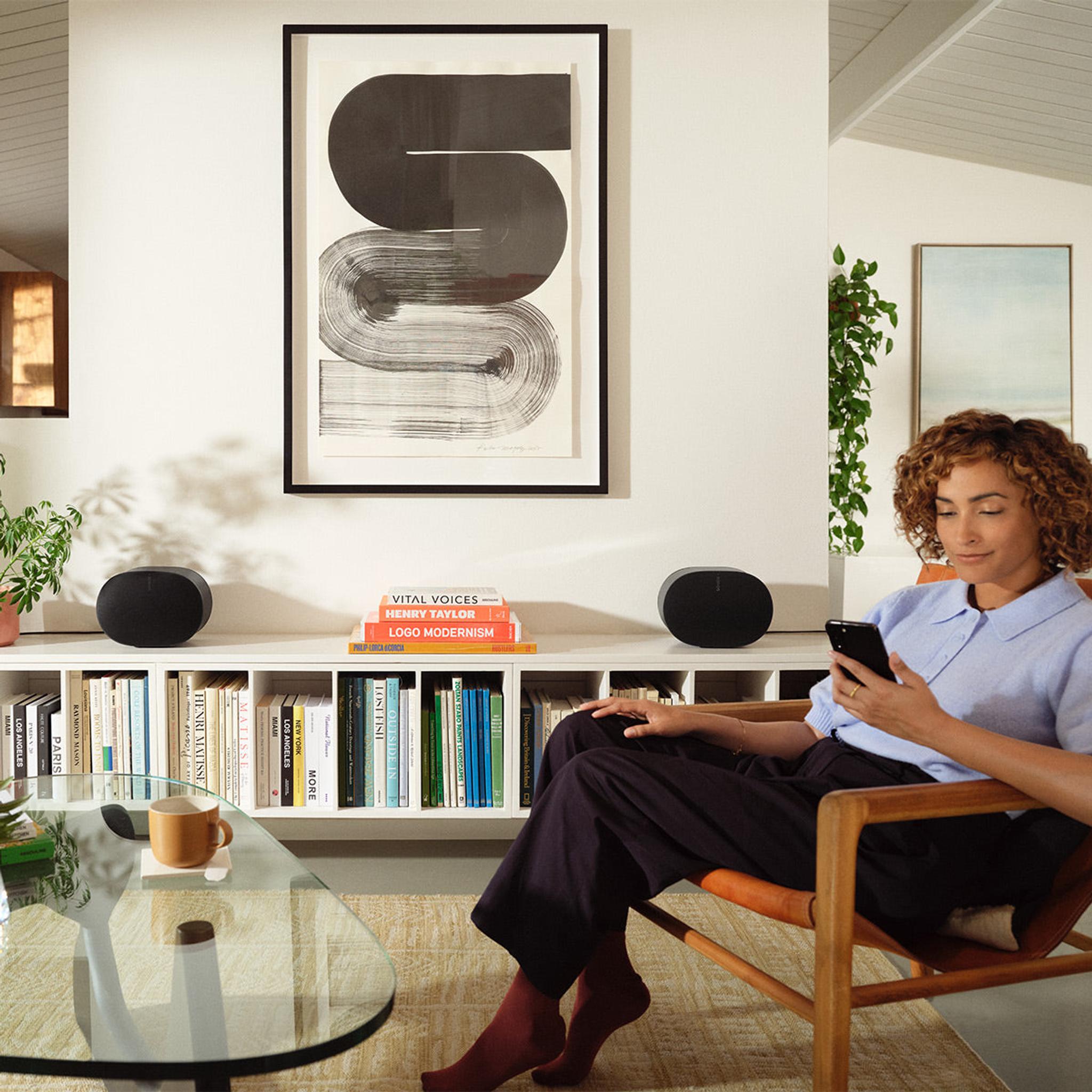 Sonos Ultimate Home Theater Completion Set with Sub 4 Subwoofer & Pair of Era 300 Wireless Speakers (Black) thumbnail 4