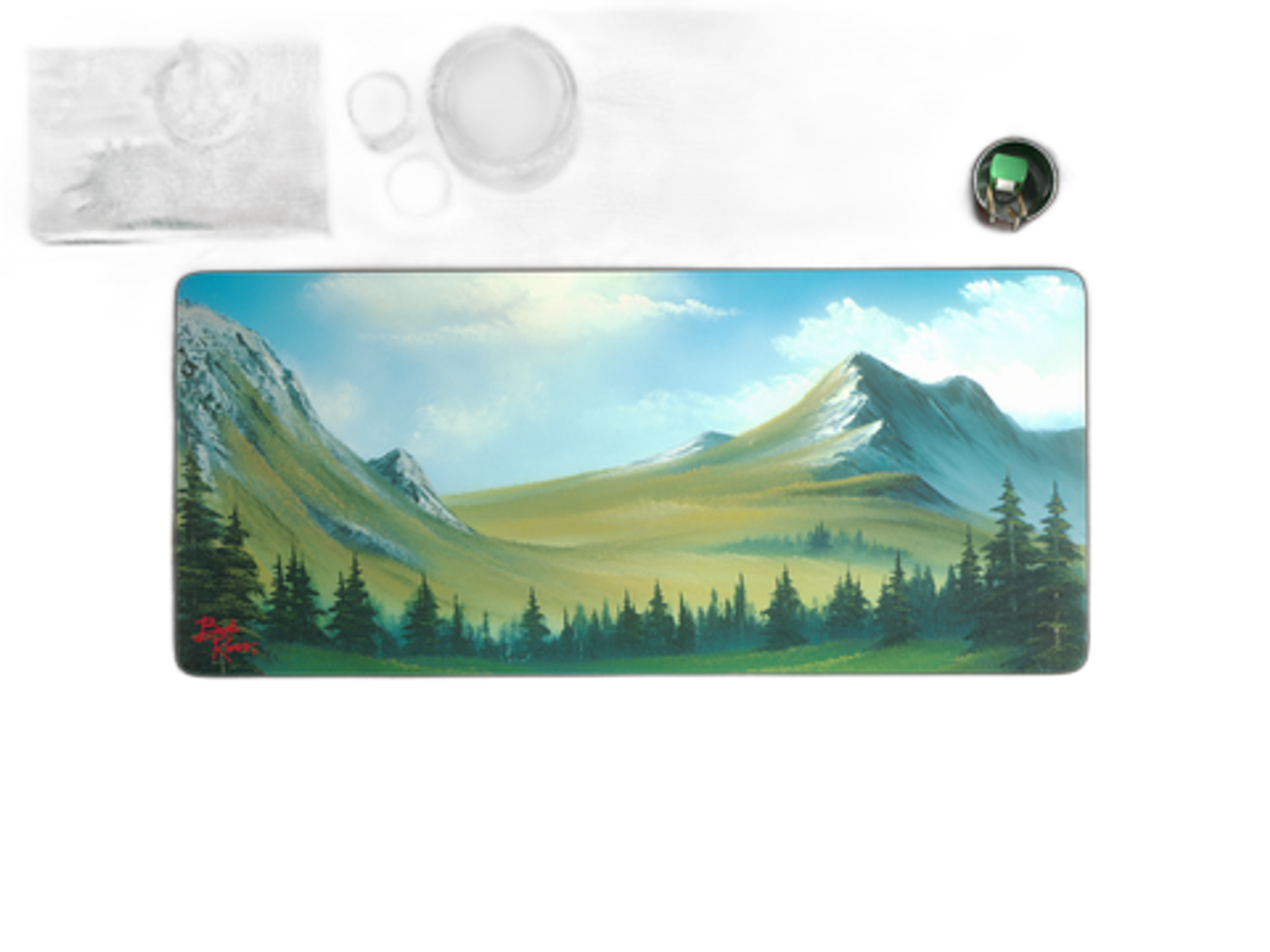 Bob Ross Deskmat - Image 1