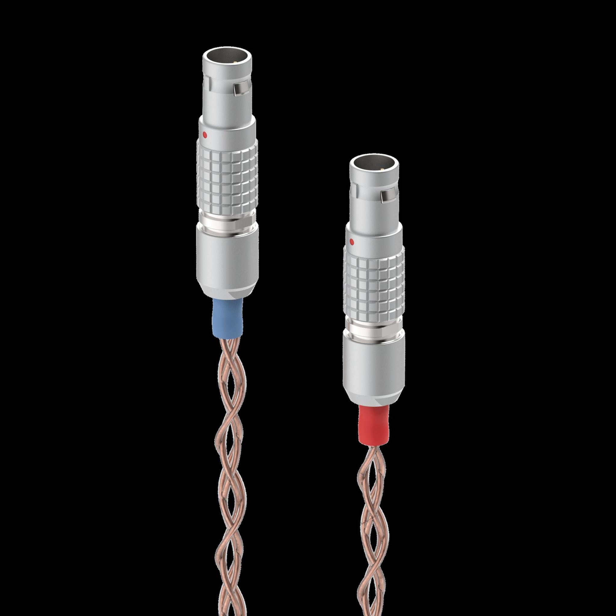 Dekoni Audio Ensemble 4-Pin XLR 52" PCUHD Cable with 2 Pin Utopia Lemo Headphone Connectors thumbnail 4