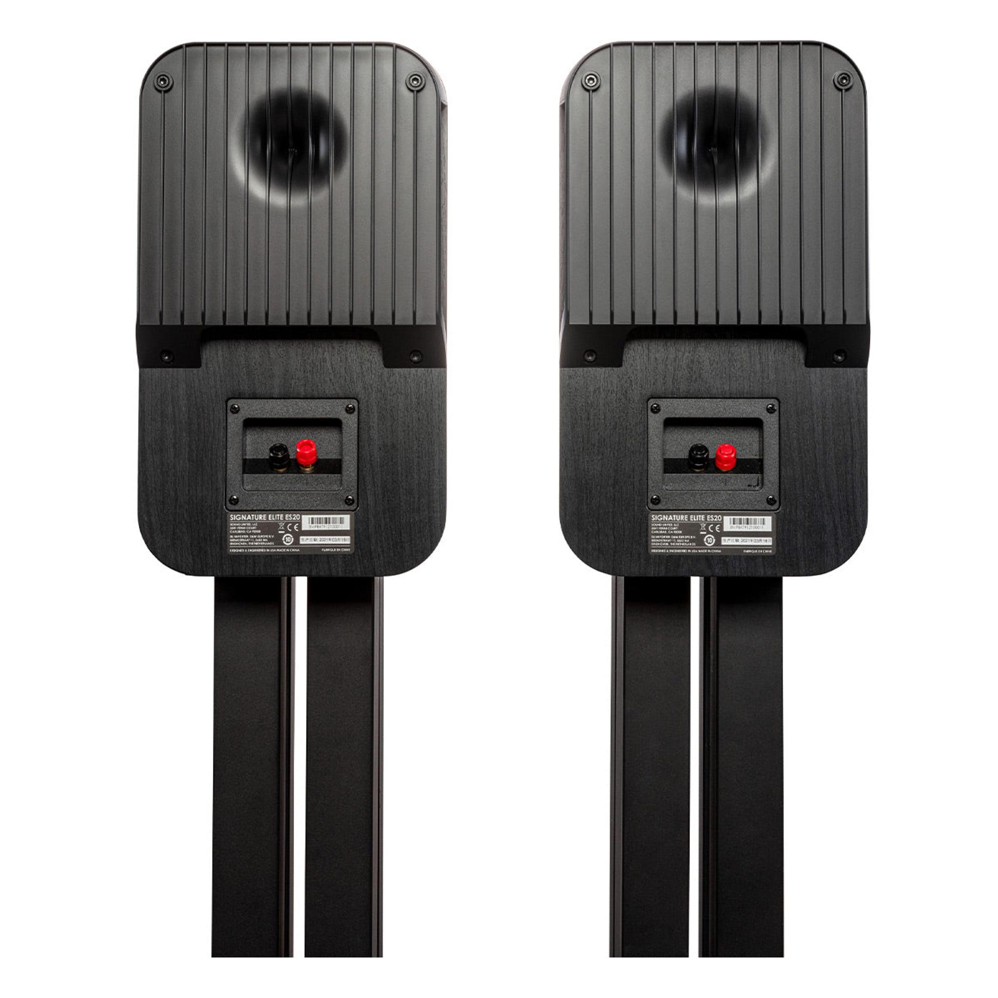 Polk Audio Signature Elite ES20 Bookshelf Speakers - Pair (Black) thumbnail 8