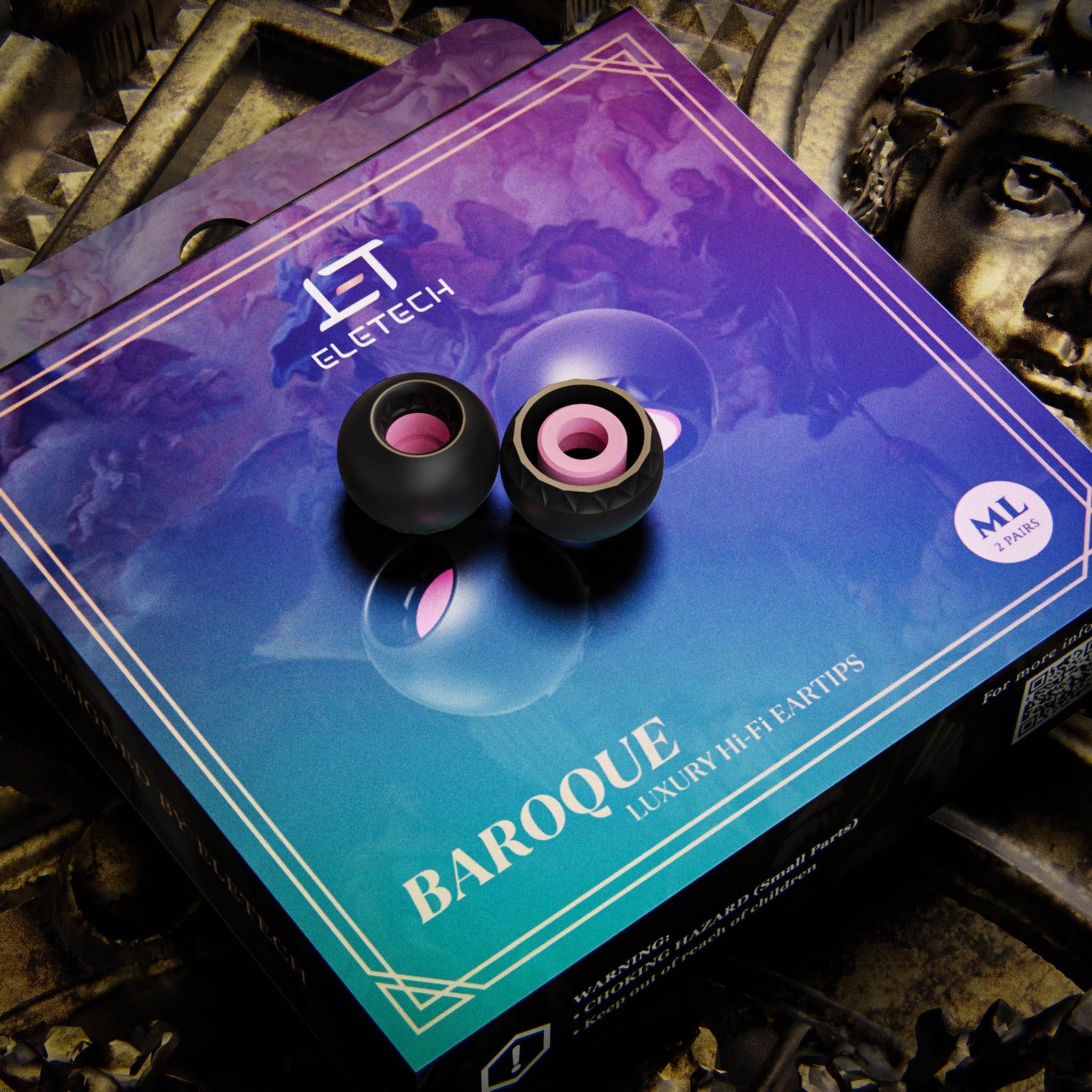 Eletech Baroque | Luxury HiFi Eartips for IEMs thumbnail 4