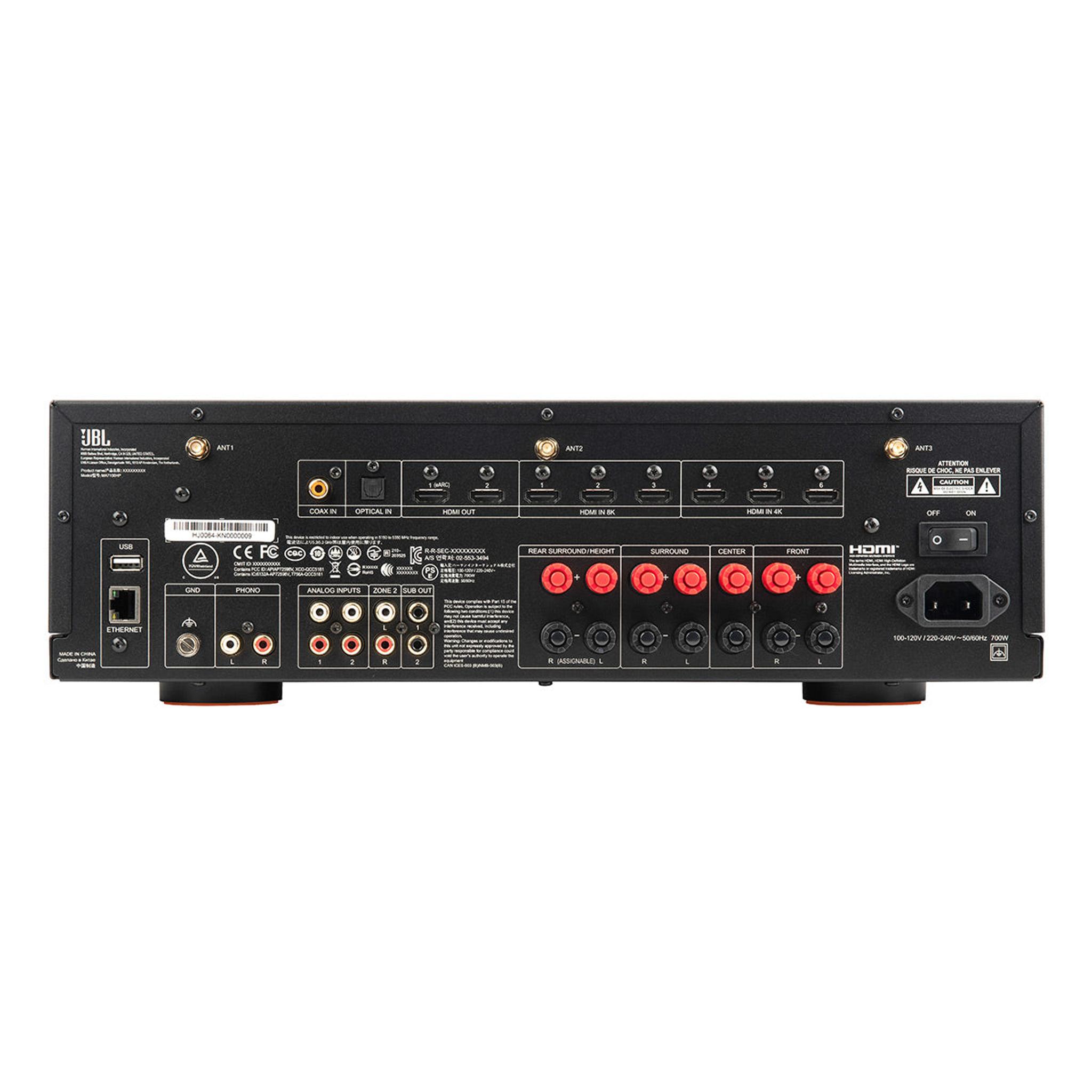 JBL MA7100HP 7.2-Channel 8K AV Receiver (Black) thumbnail 4