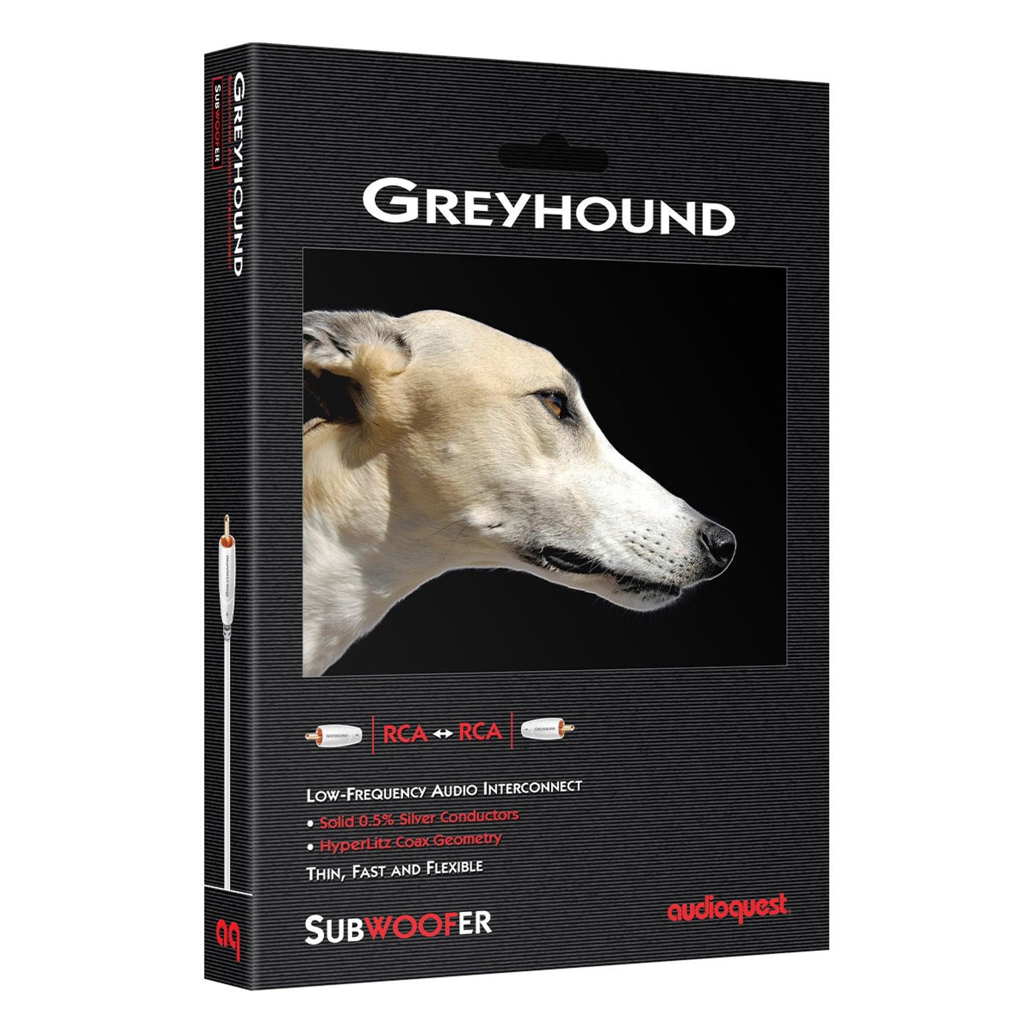 AudioQuest Greyhound RCA Low-Frequency Subwoofer Audio Interconnect - Each (39.37 ft.) thumbnail 3