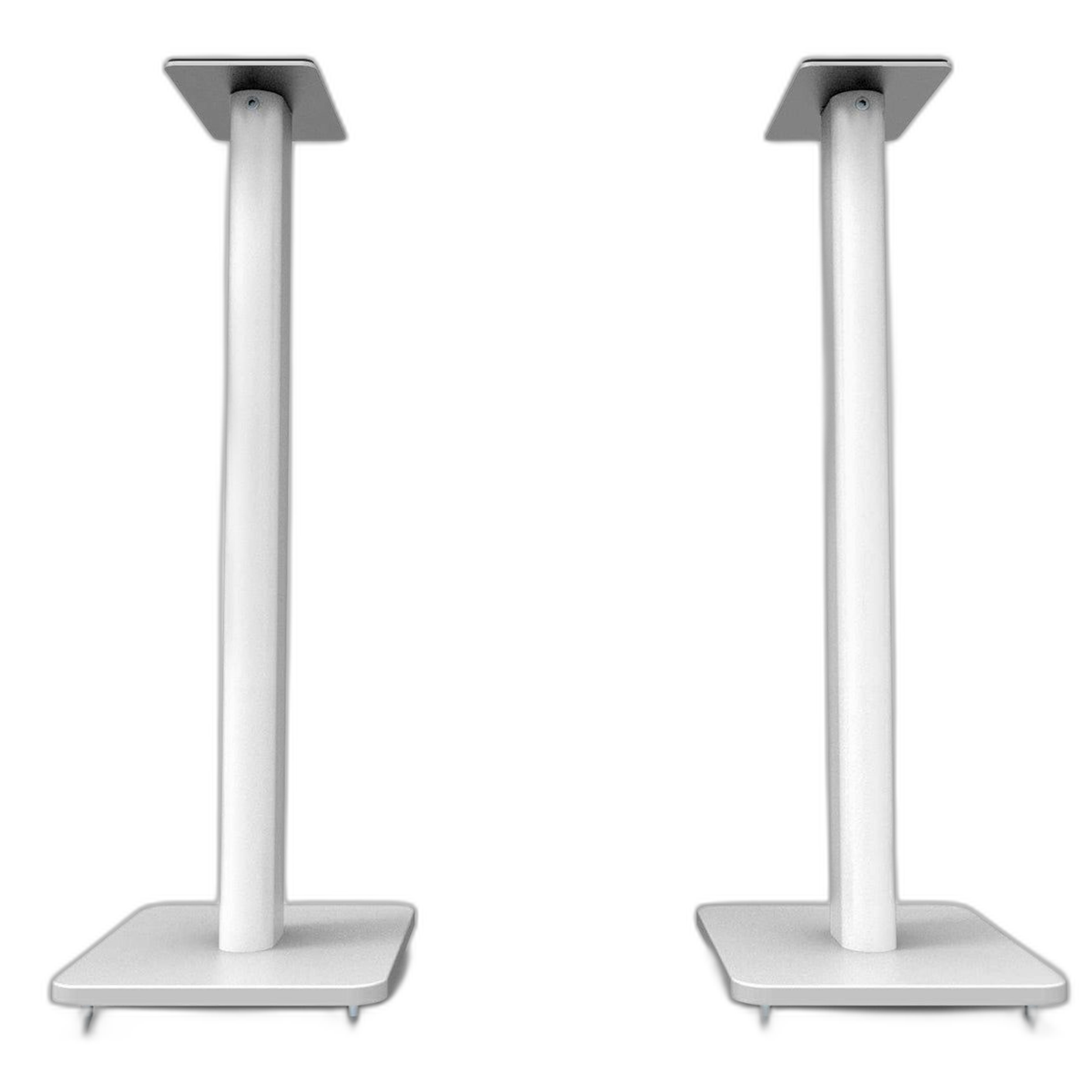 Kanto SP26PL 26" Bookshelf Speaker Stands with Rotating Top Plates and Cable Management - Pair (White) - Image 1