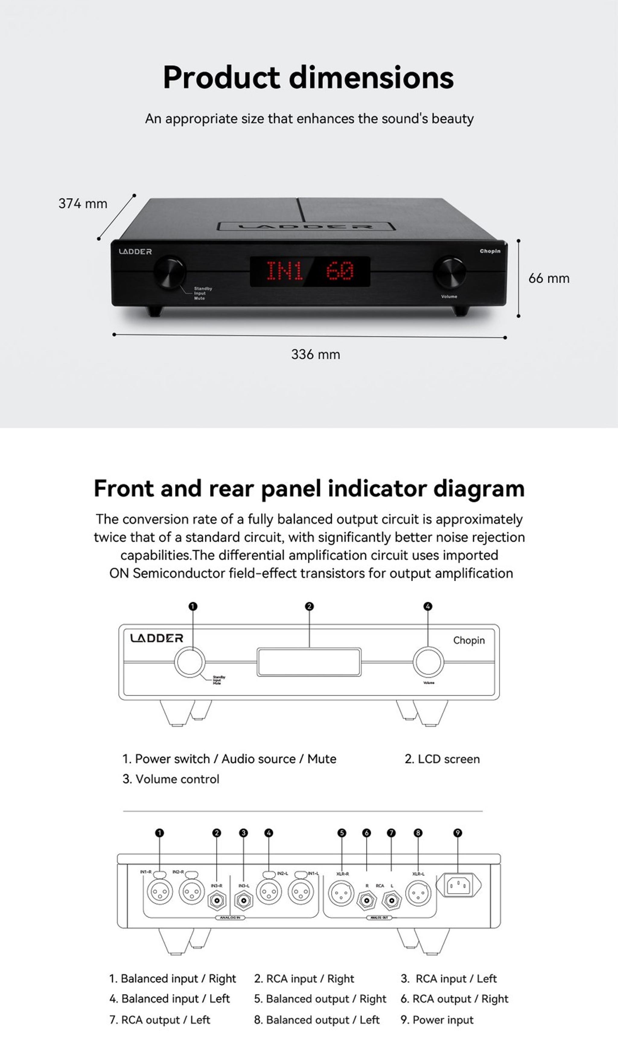 LADDER Chopin Desktop R2R Pre-amplifier thumbnail 7