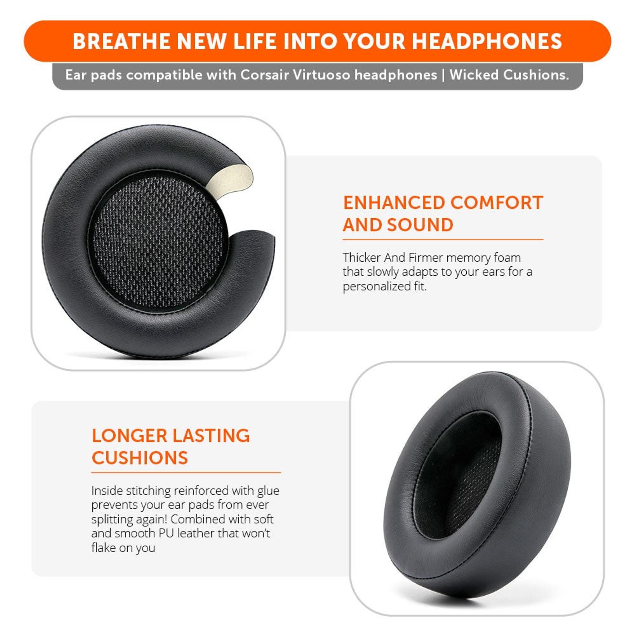 Upgraded Corsair Virtuoso Ear pads thumbnail 4