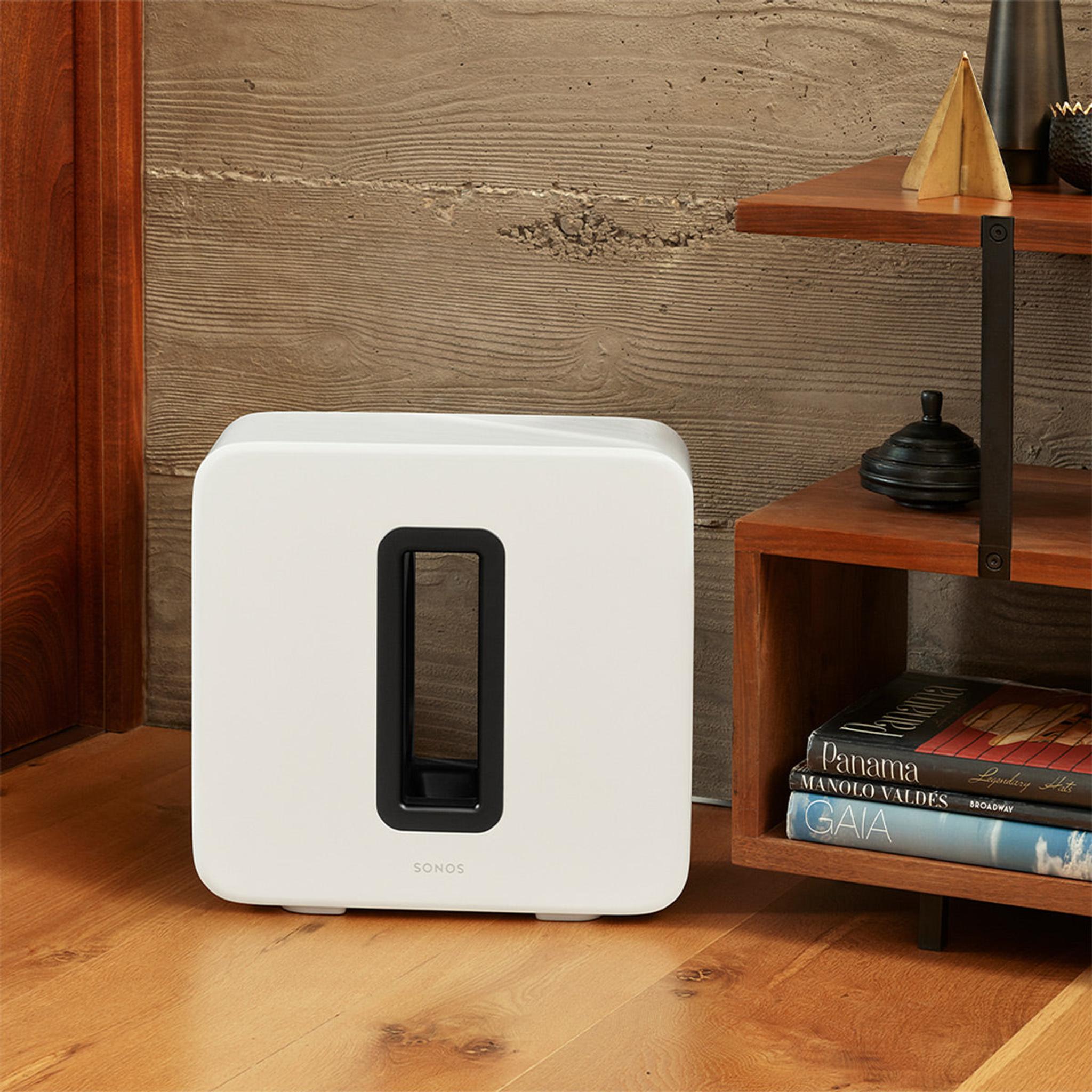 Sonos Ultimate Home Theater Completion Set with Sub 4 Subwoofer & Pair of Era 300 Wireless Speakers (White) thumbnail 16