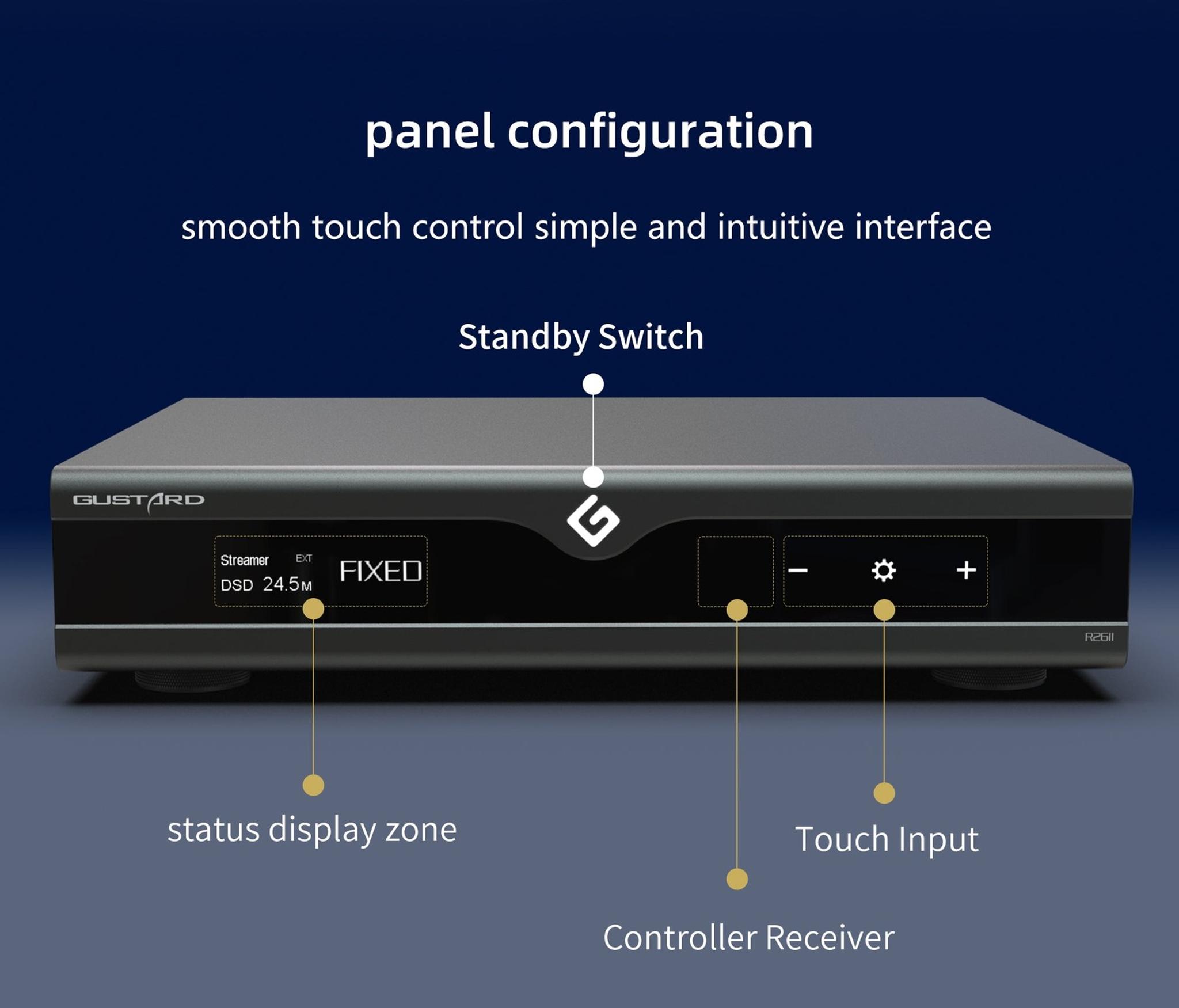 GUSTARD DAC-R26II Network Streaming R2R DAC thumbnail 8
