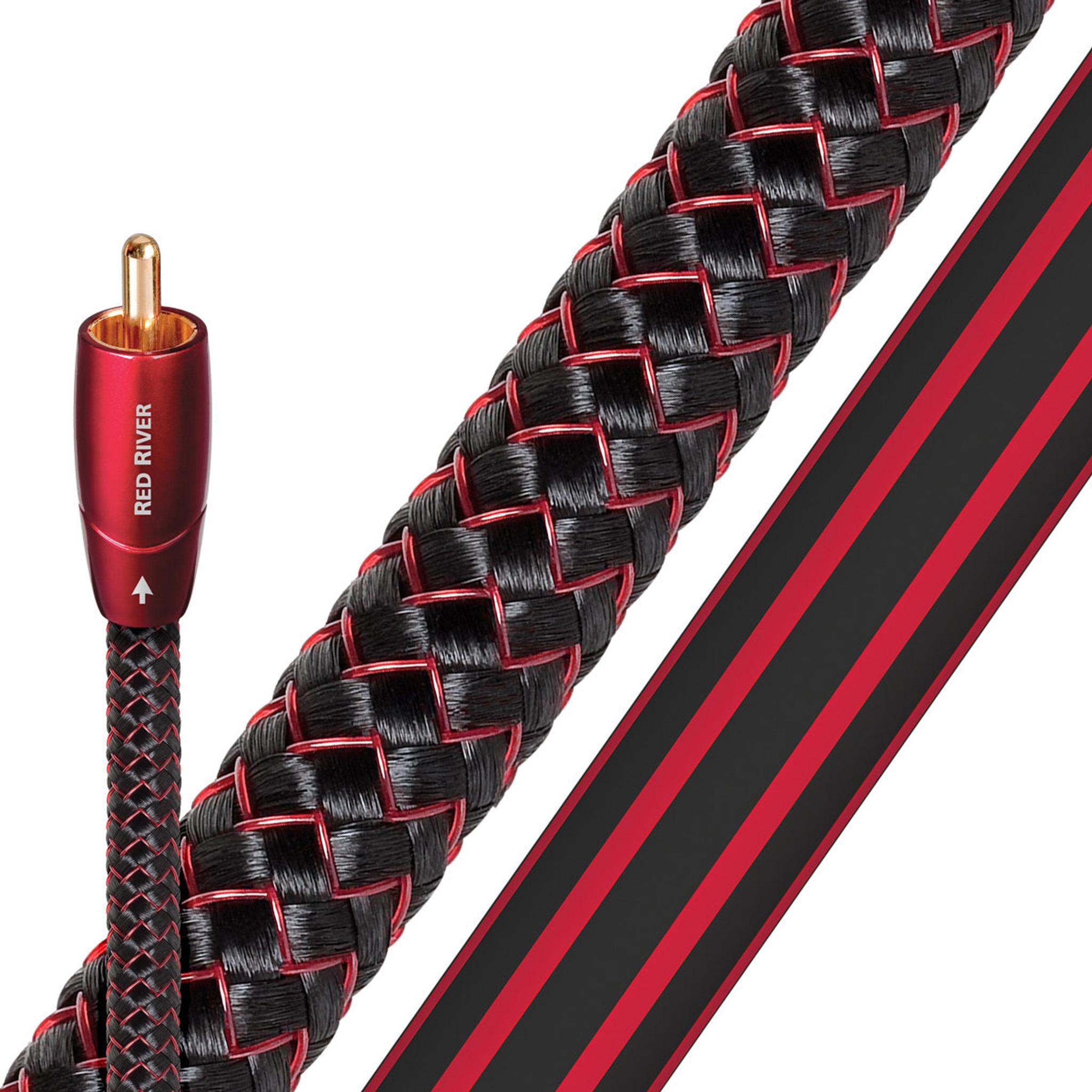 AudioQuest Red River RCA Male to RCA Male Cables - 4.92 ft. (1.5m) - 2-Pack - Image 1