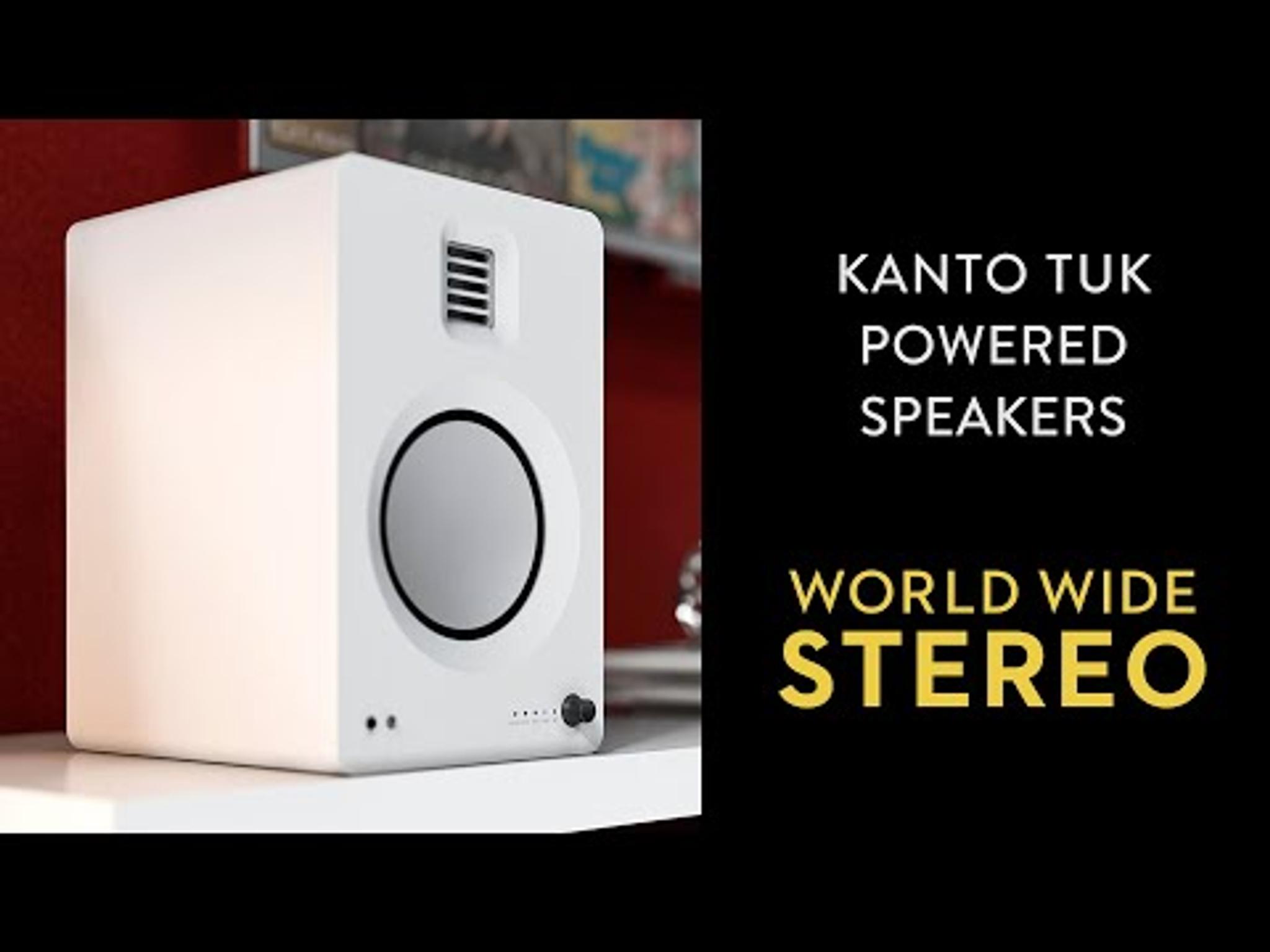 Kanto TUK Premium Powered Speakers with SE6 Elevated Desktop Speaker Stands (Black) thumbnail 3