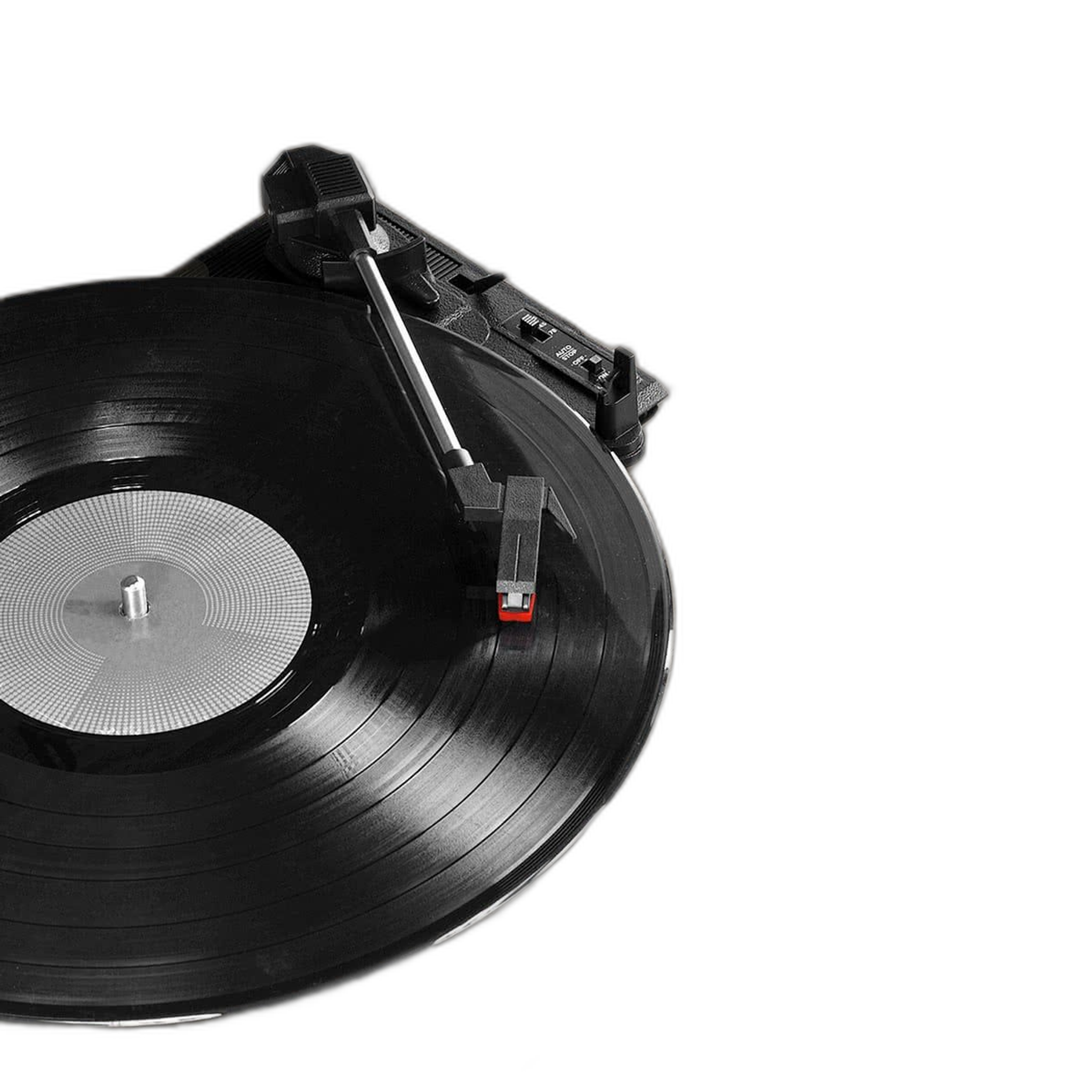 Victrola Liberty Bluetooth Record Player Stand with 3-Speed Turntable (Farmhouse Oatmeal) thumbnail 3