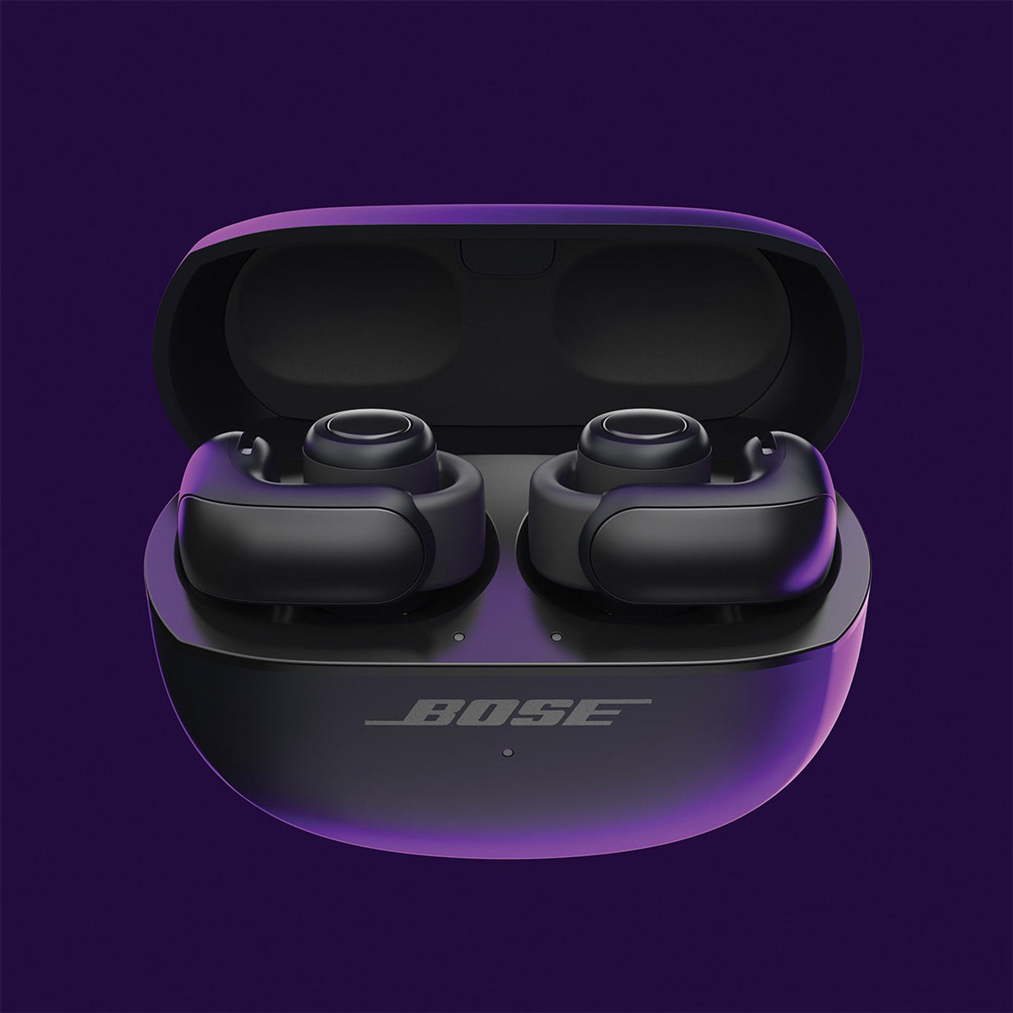Bose Ultra Open Bluetooth Earbuds with Spatial Audio & Water Resistance (Black) thumbnail 9