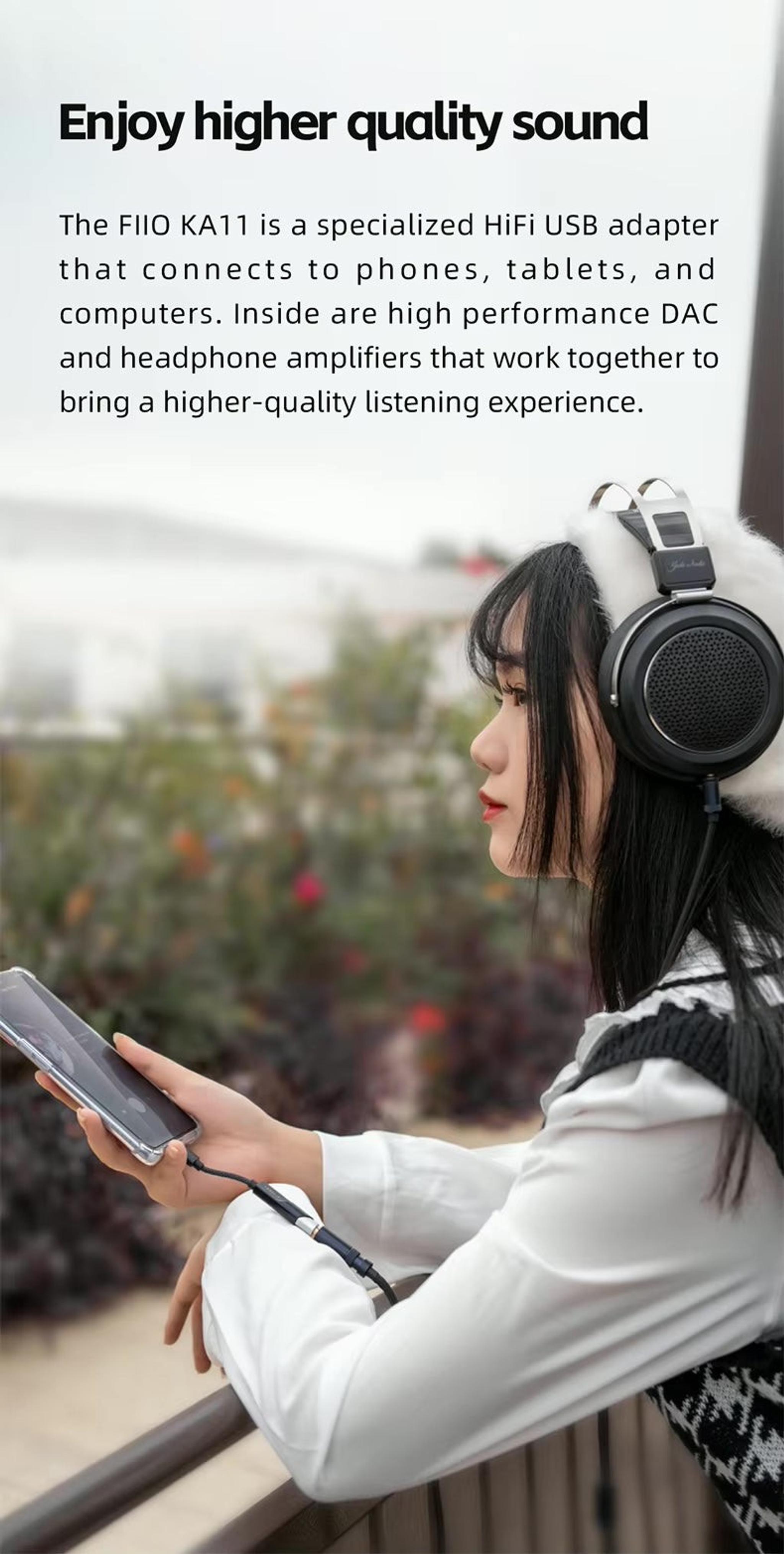FiiO KA11 Dongle DAC/Headphone Amplifier thumbnail 8