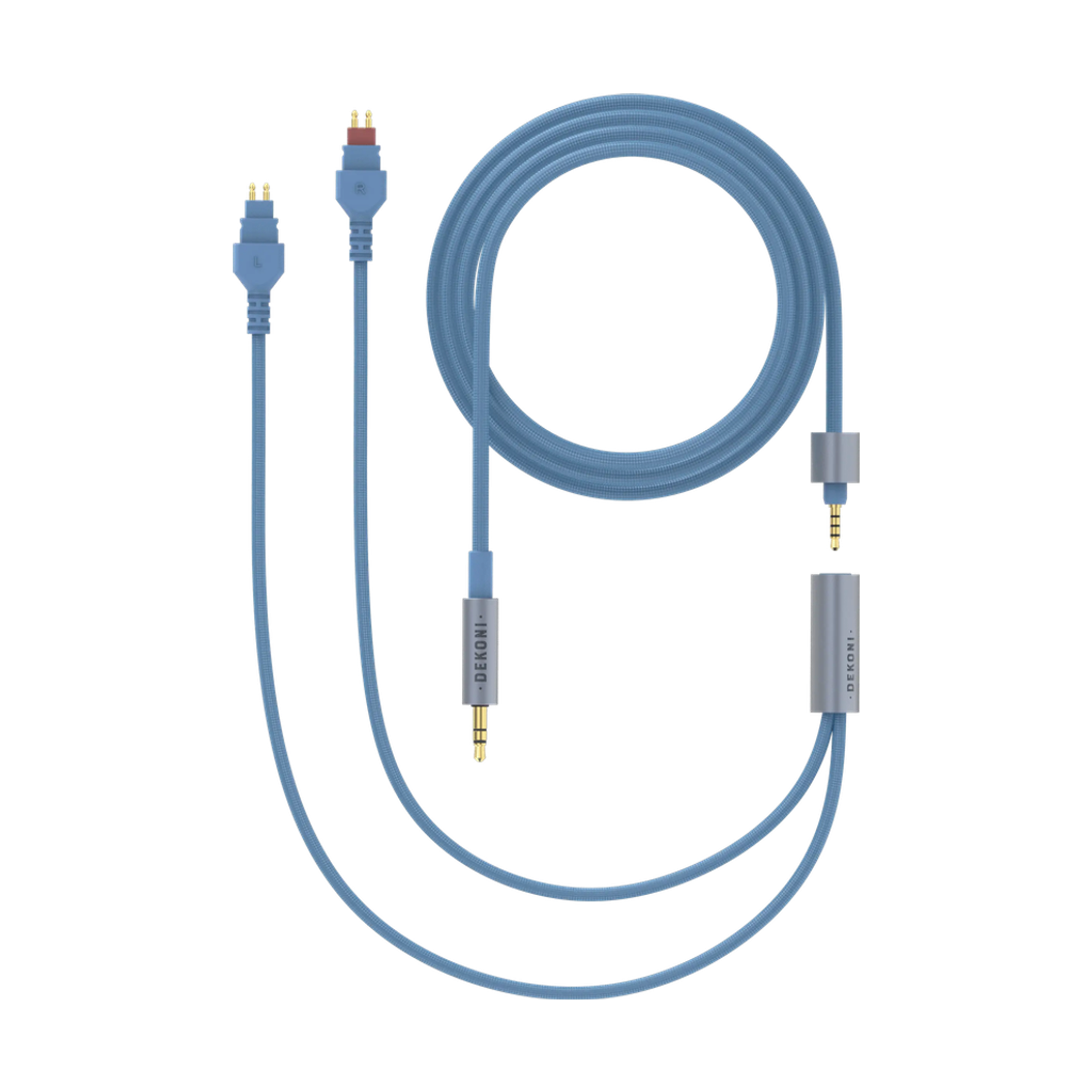 Dekoni Audio Ensemble 1/8" 64" Nylon Jacket Cable with HD600 Headphone Connectors