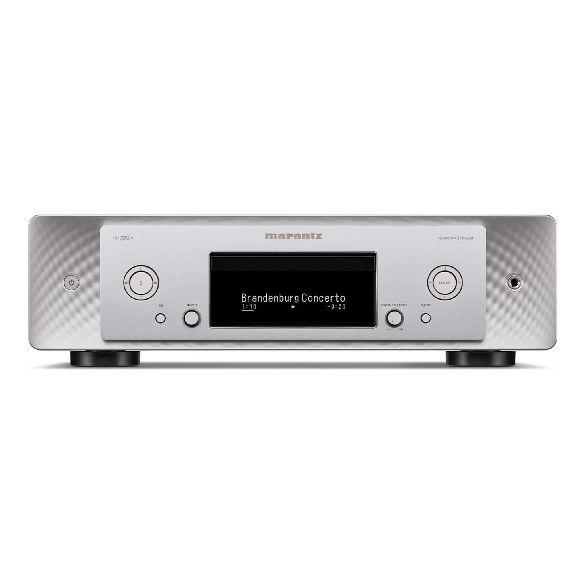 Marantz CD 50n High-Resolution Network Digital Audio and CD Player (Silver) - Image 1