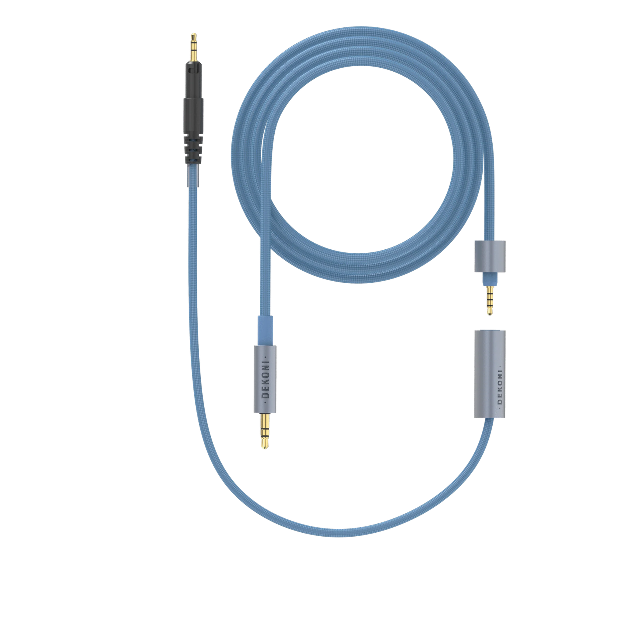 Dekoni Audio Ensemble 1/8" 64" Nylon Jacket Cable with ATHM Headphone Connector - Image 1