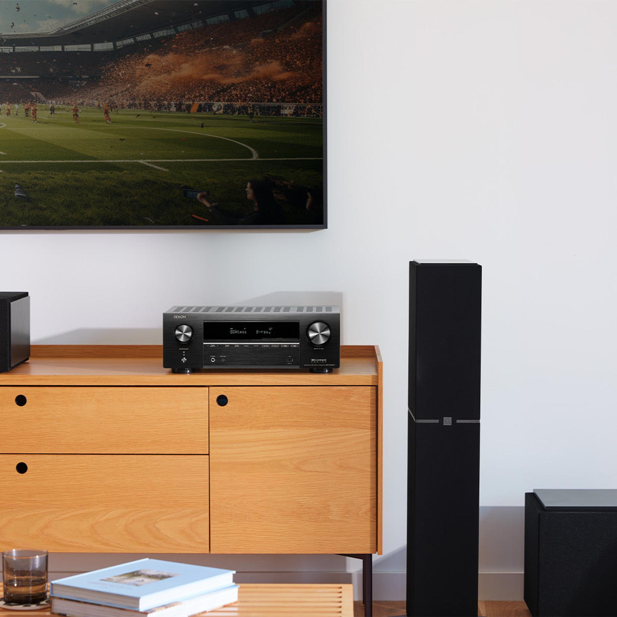 Denon AVRX1800H 7.2 Channel 8K Home Theater Receiver with Dolby Atmos, HEOS Built-In, and Audyssey Room Correction thumbnail 10