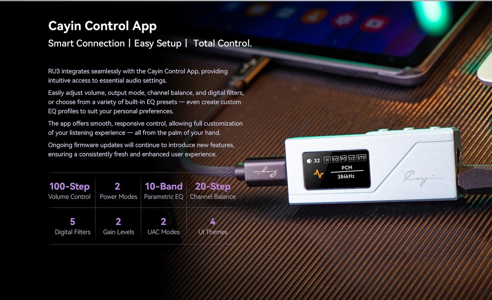 Cayin RU3 Portable USB DAC/Amp thumbnail 8