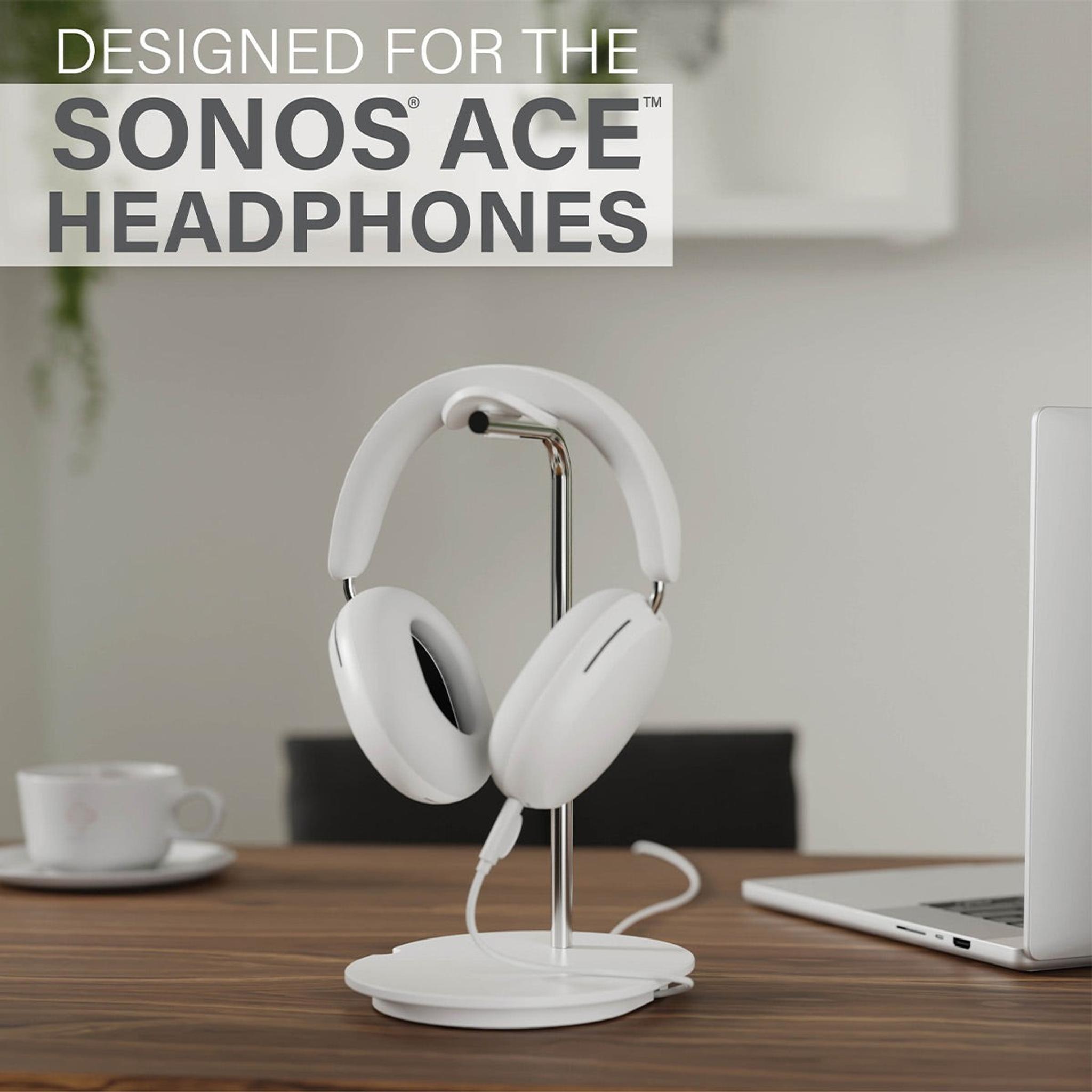 Sanus Headphone Stand for Sonos Ace (White) thumbnail 2
