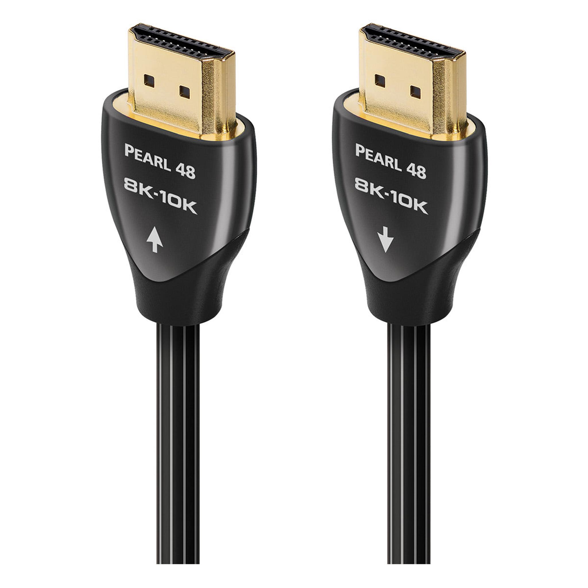 AudioQuest Pearl 48 8K-10K 48Gbps Ultra High Speed HDMI Cable - 2.46 ft. (.75m) - Image 1