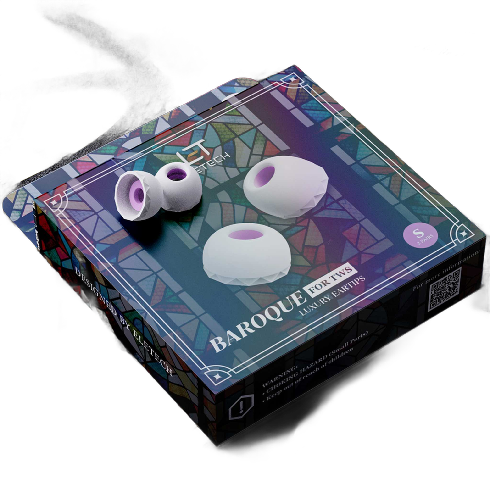 Eletech Baroque TWS | Luxury HiFi Eartips for TWS - Image 1