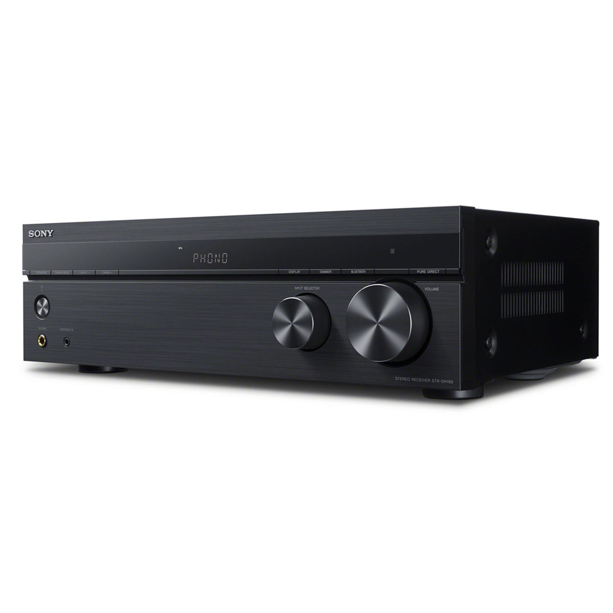 Sony STR-DH190 Stereo Receiver with Phono Input and Bluetooth Connectivity thumbnail 4