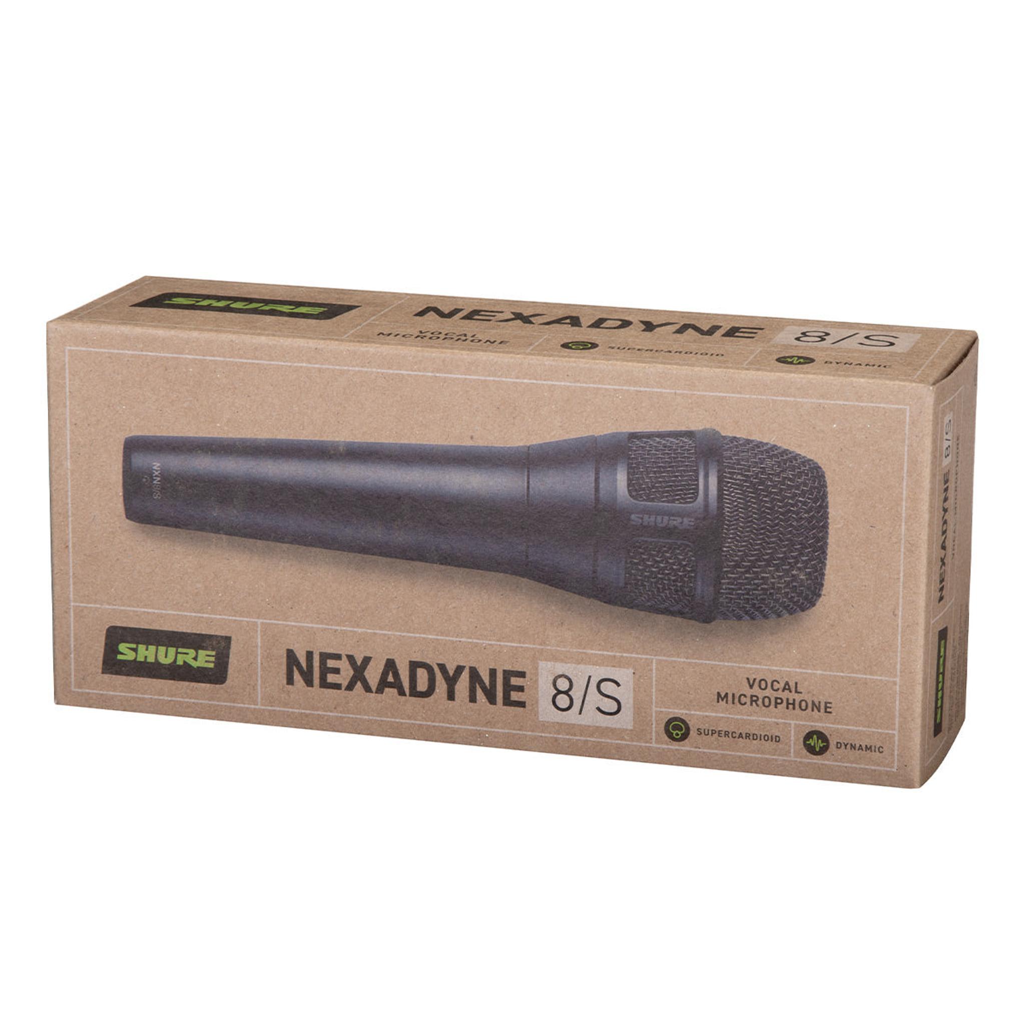 Shure Nexadyne NXN8/S Supercardioid XLR Handheld Vocal Microphone (Black) thumbnail 10