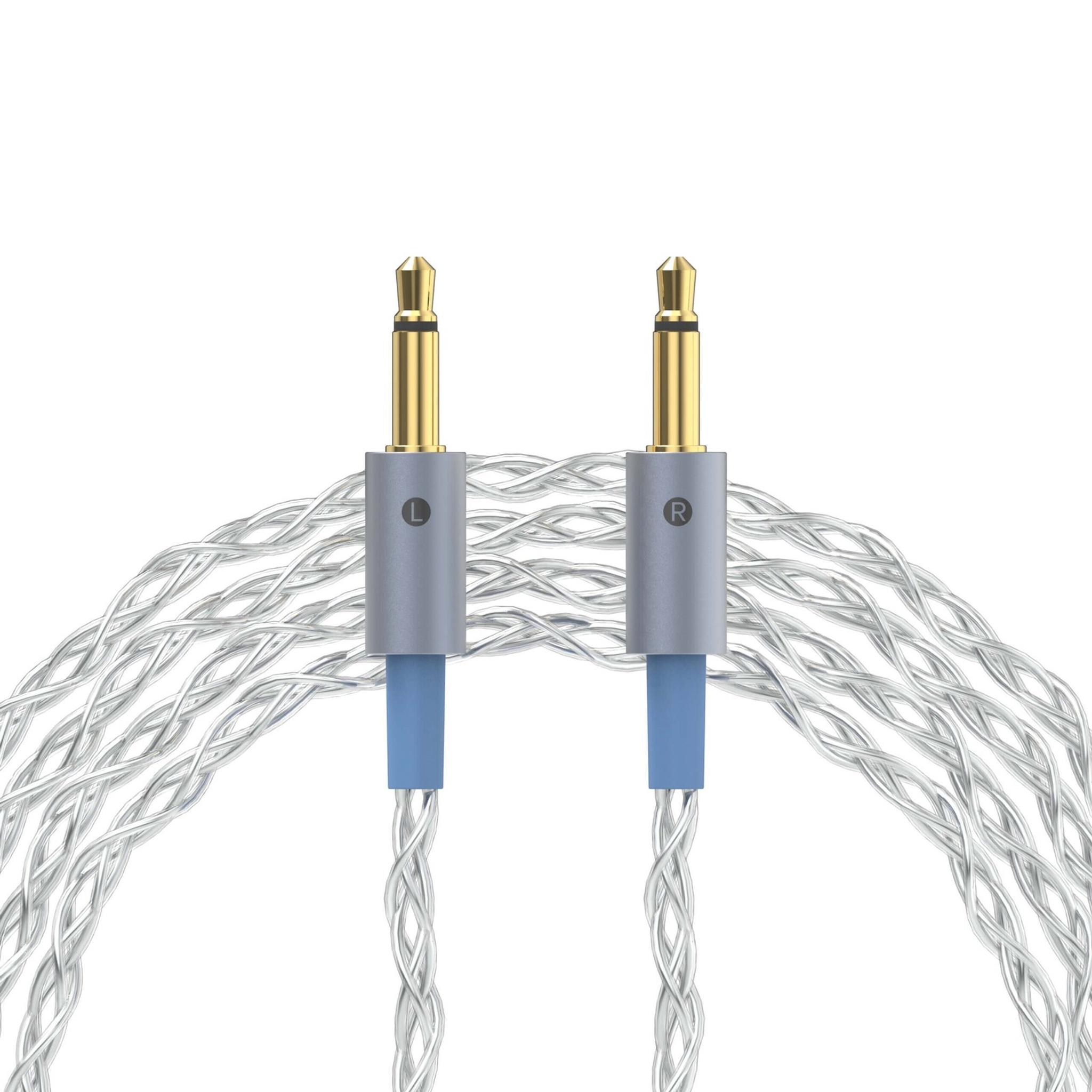 Dekoni Audio Ensemble 1/4" 52" Braided Cable with 3.5mm Headphone Connectors thumbnail 5