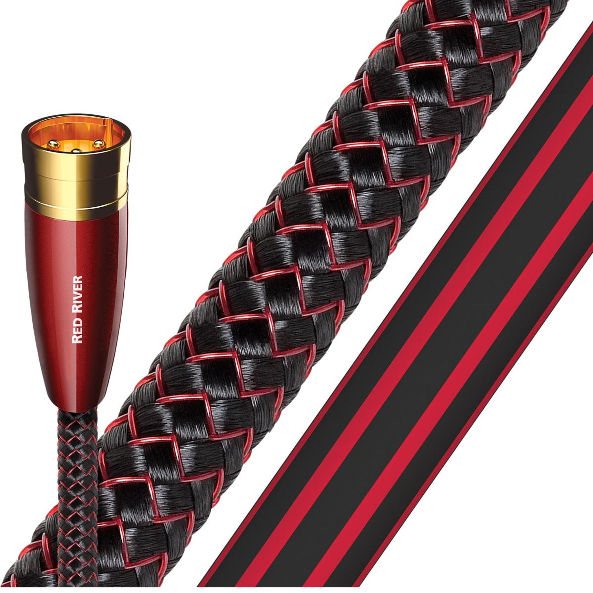 AudioQuest Red River XLR to XLR Analog Audio Interconnect Cable - 9.84' (3m) - Single-Pack thumbnail 2