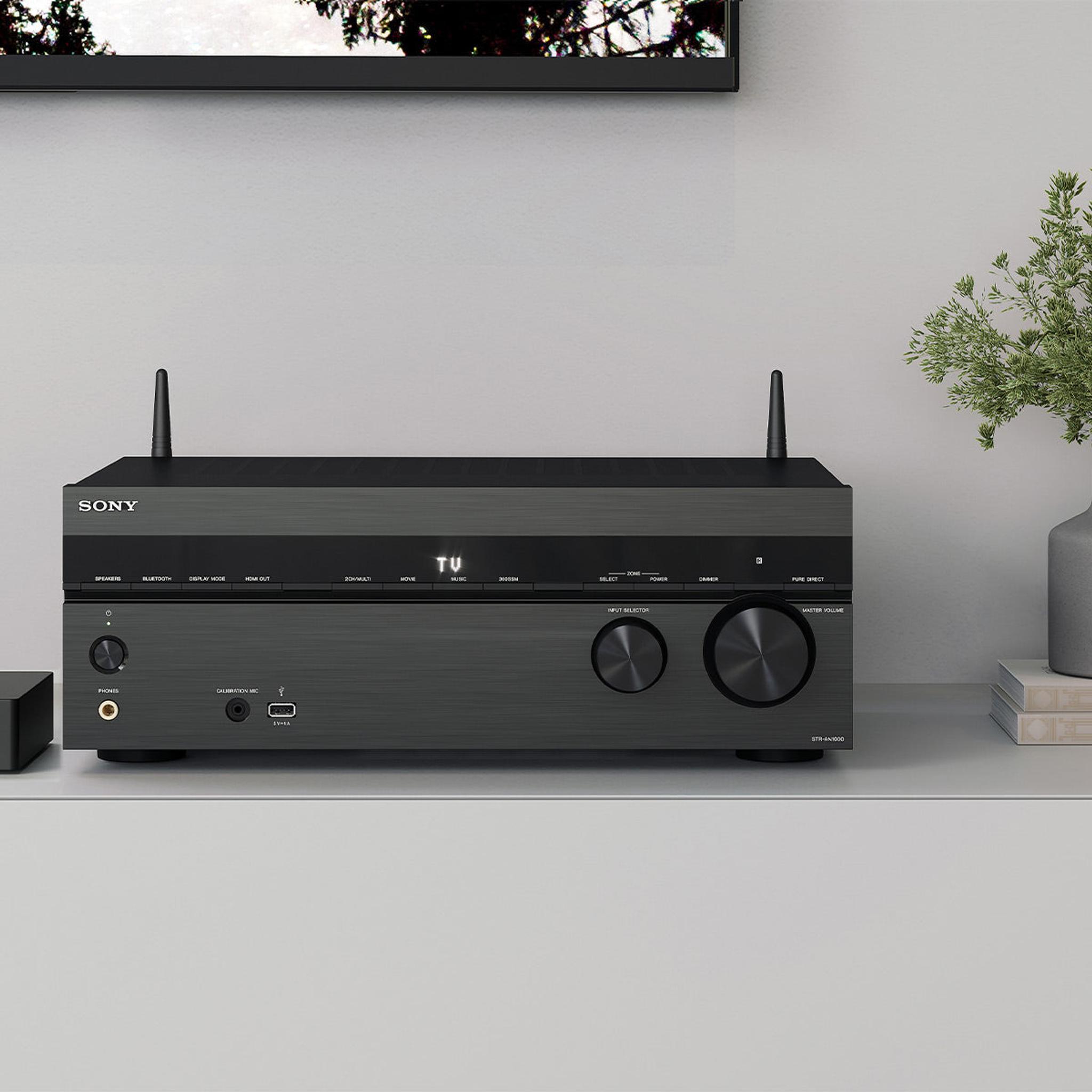 Sony STR-AN1000 7.2 Channel 8K Home Theater AV Receiver with Dolby Atmos, DTS: X, IMAX Enhanced, Google Assistant, & Works with Sonos thumbnail 12