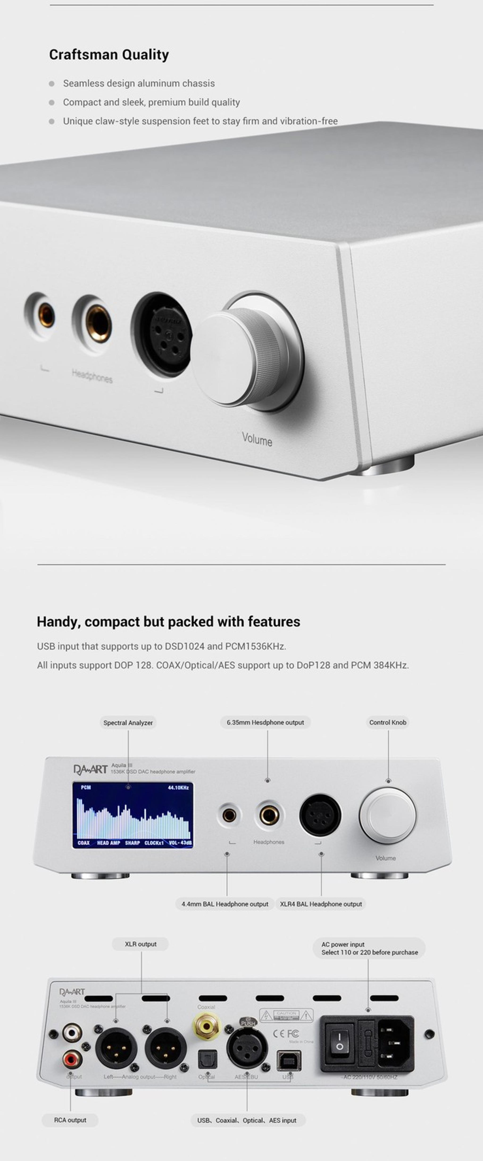 YULONG DAART Aquila III Desktop DAC/Pre-amp/Amp thumbnail 6