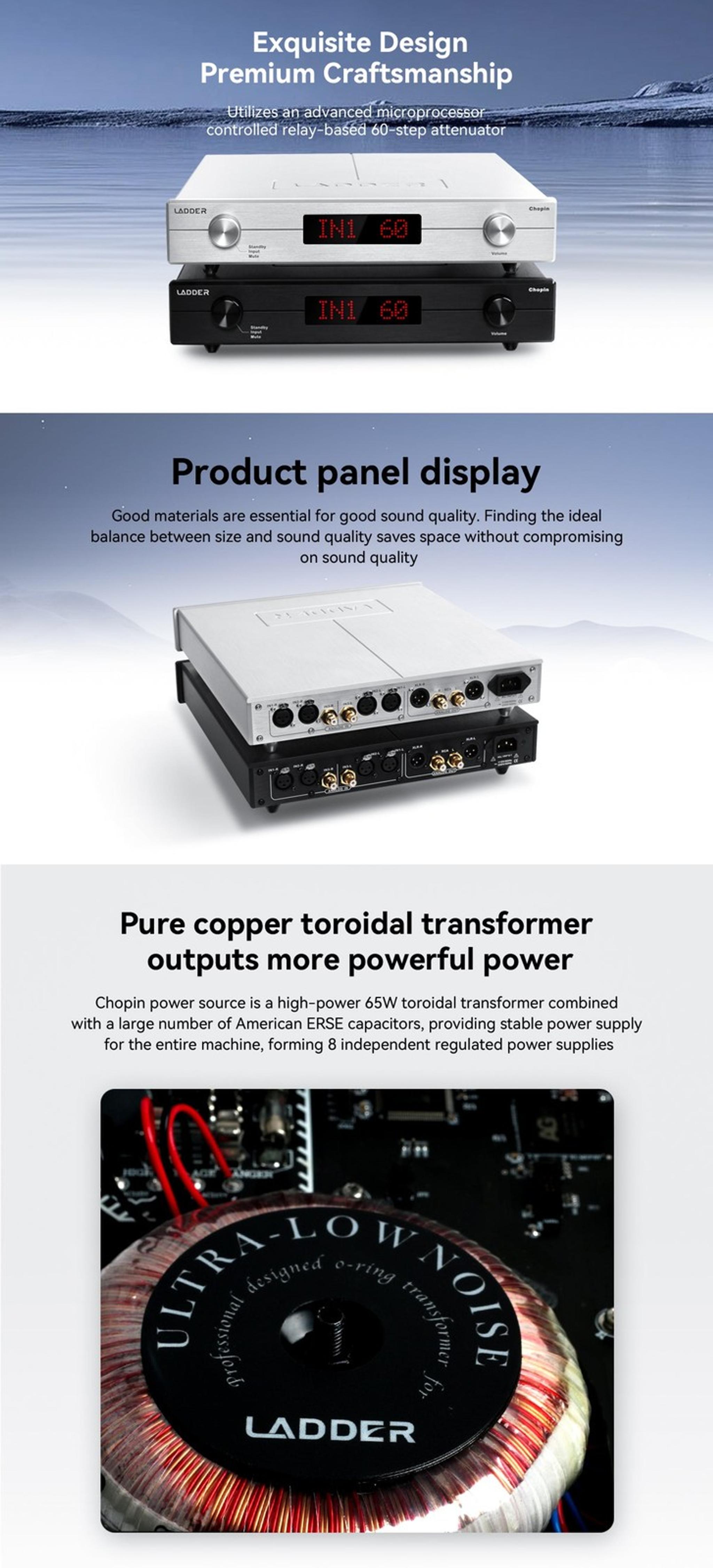 LADDER Chopin Desktop R2R Pre-amplifier thumbnail 5
