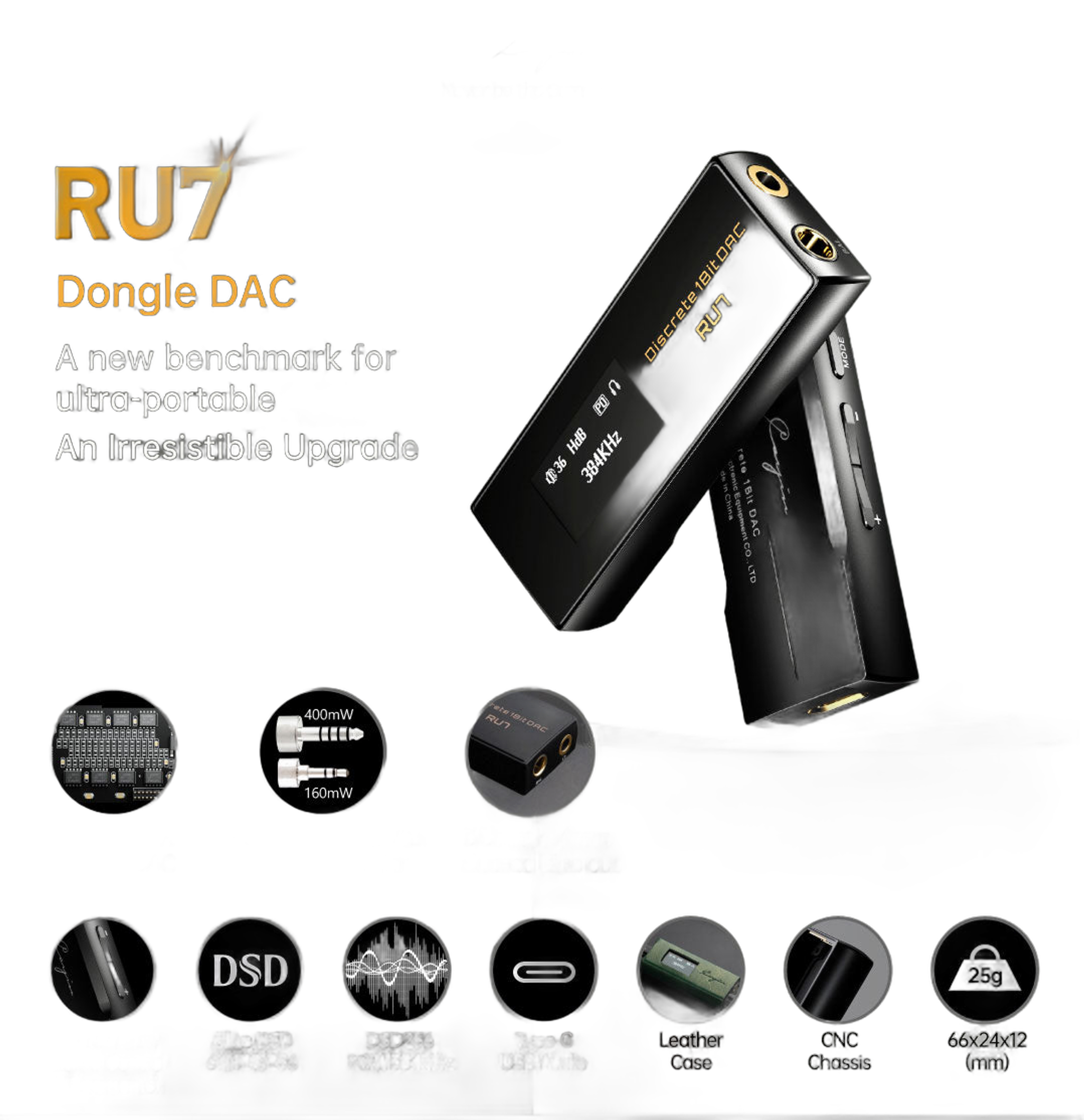 Cayin RU7 1-Bit Resistor Network Portable DAC - Image 1