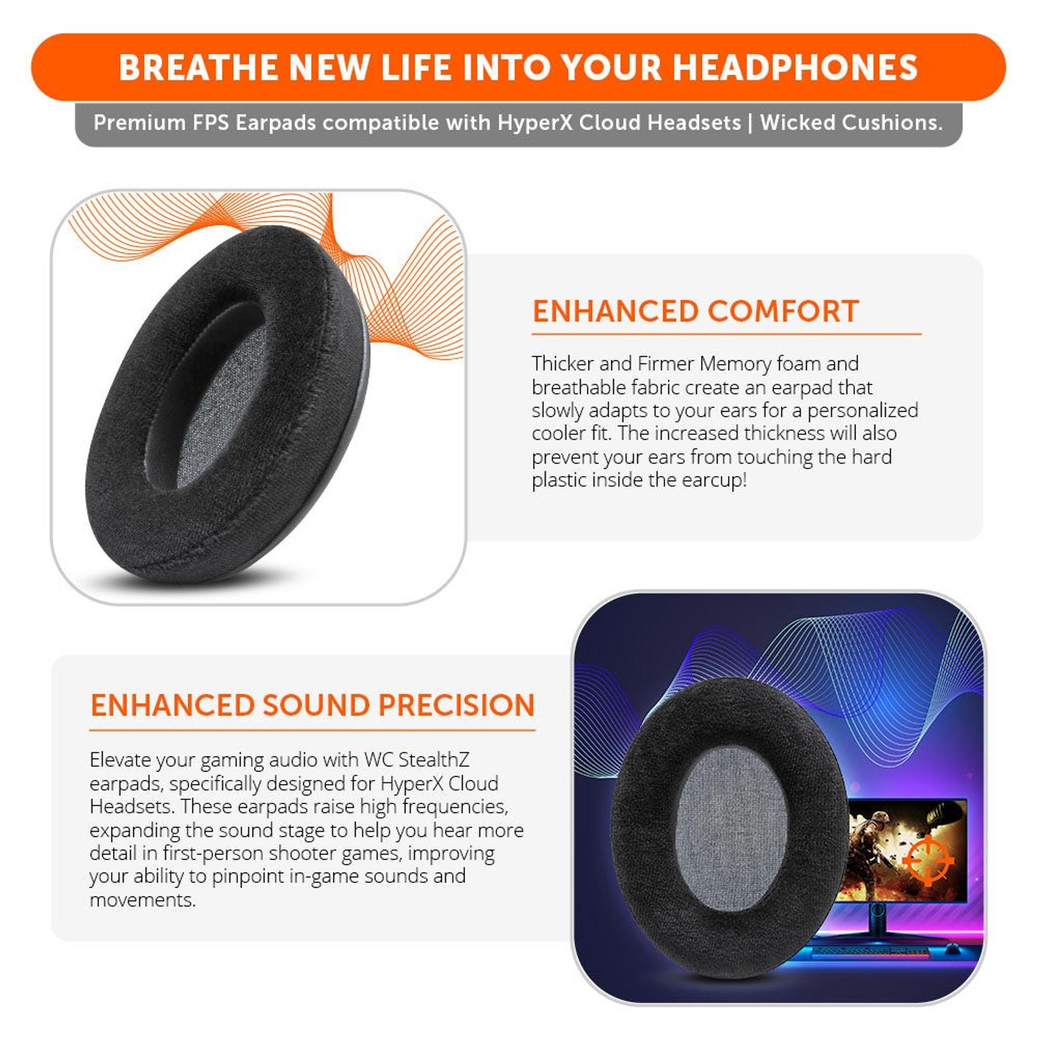 HyperX Cloud FPS Gaming Earpads - WC StealthZ Cloud thumbnail 5
