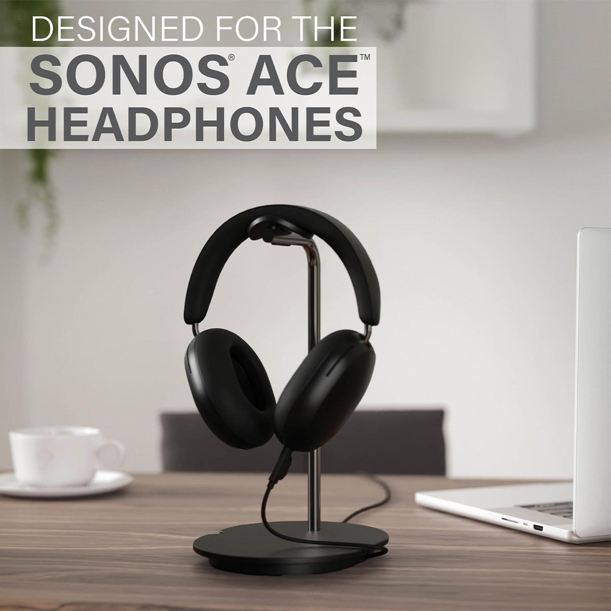 Sanus Headphone Stand for Sonos Ace (Black) thumbnail 2