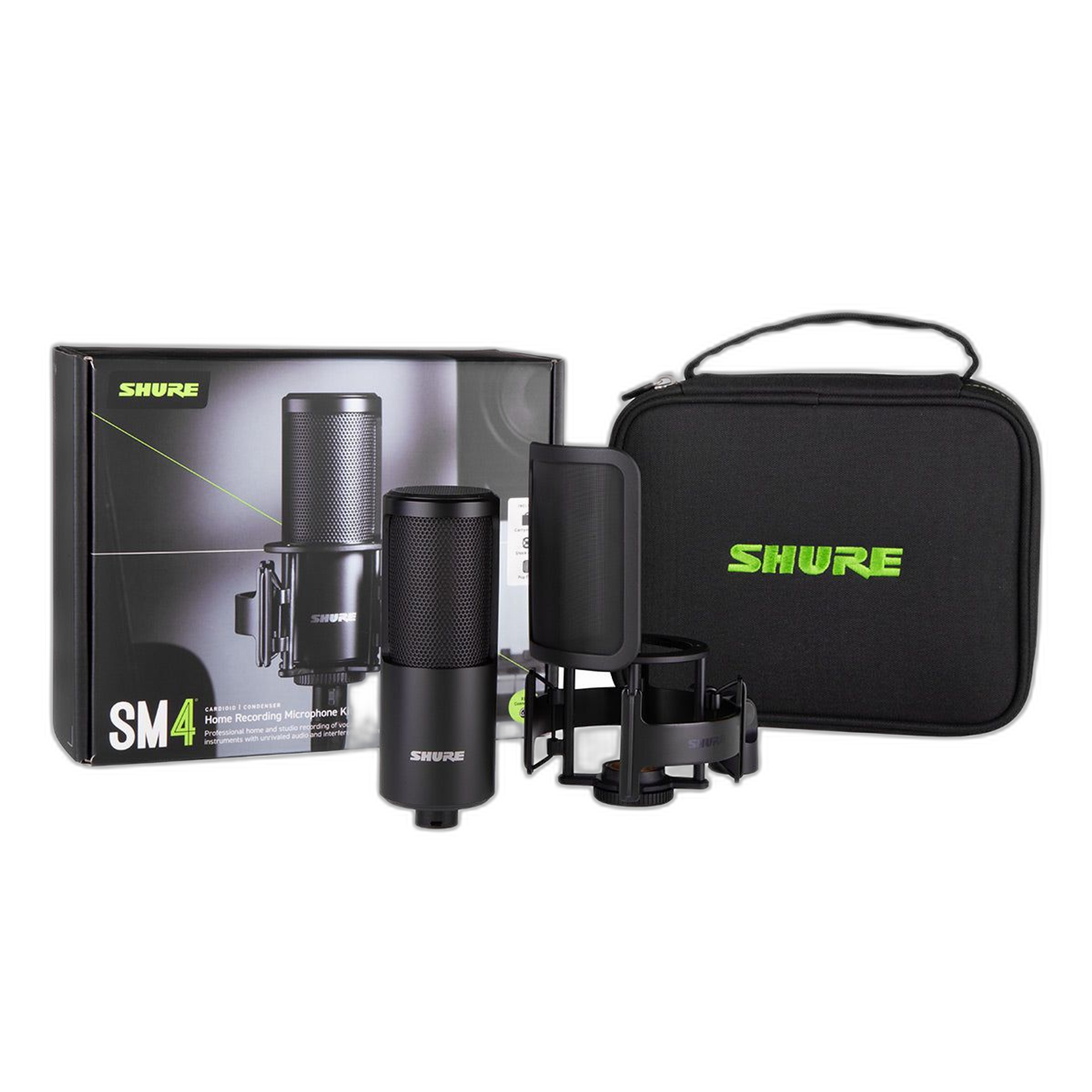 Shure SM4 Condenser Microphone Kit with Shock Mount & Carrying Case thumbnail 11