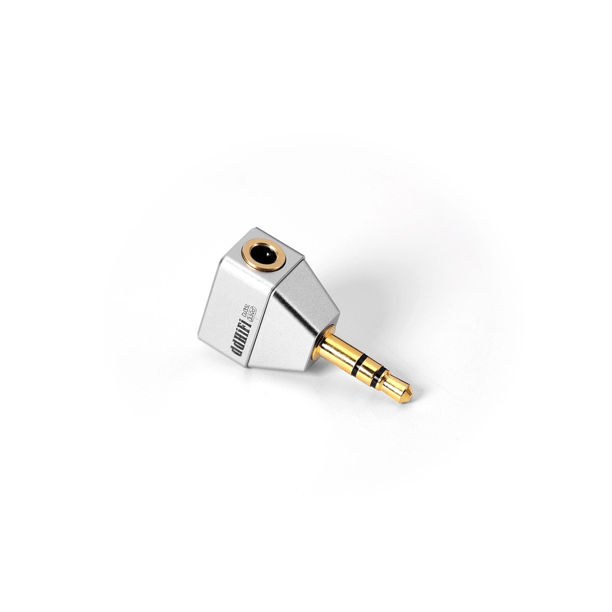 ddHiFi DJ35L L-Shaped Adapter | 3.5mm F to 3.5mm M thumbnail 2