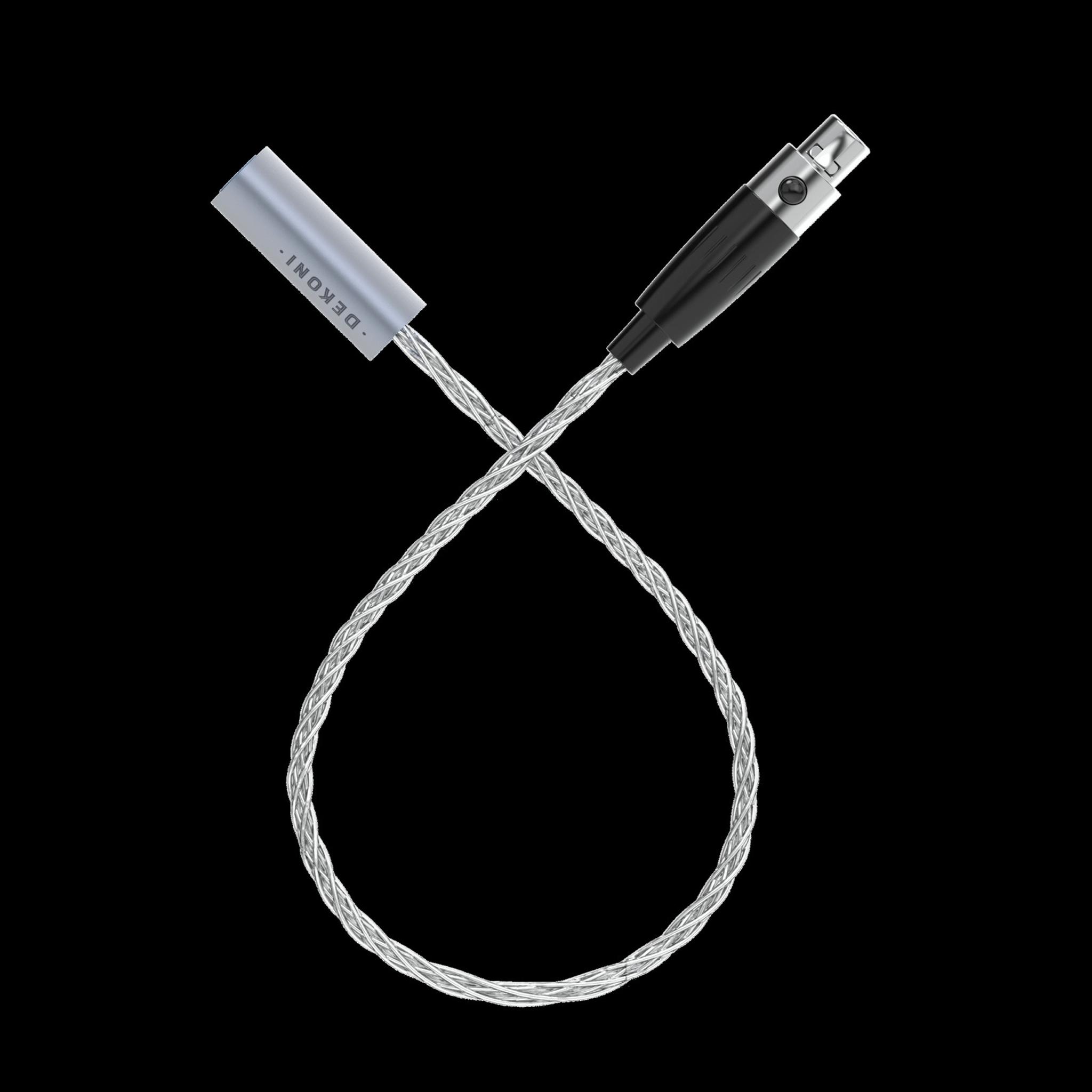 Dekoni Audio Ensemble 1/4" 64" Braided Cable with Single 3pin XLR Headphone Connector thumbnail 3