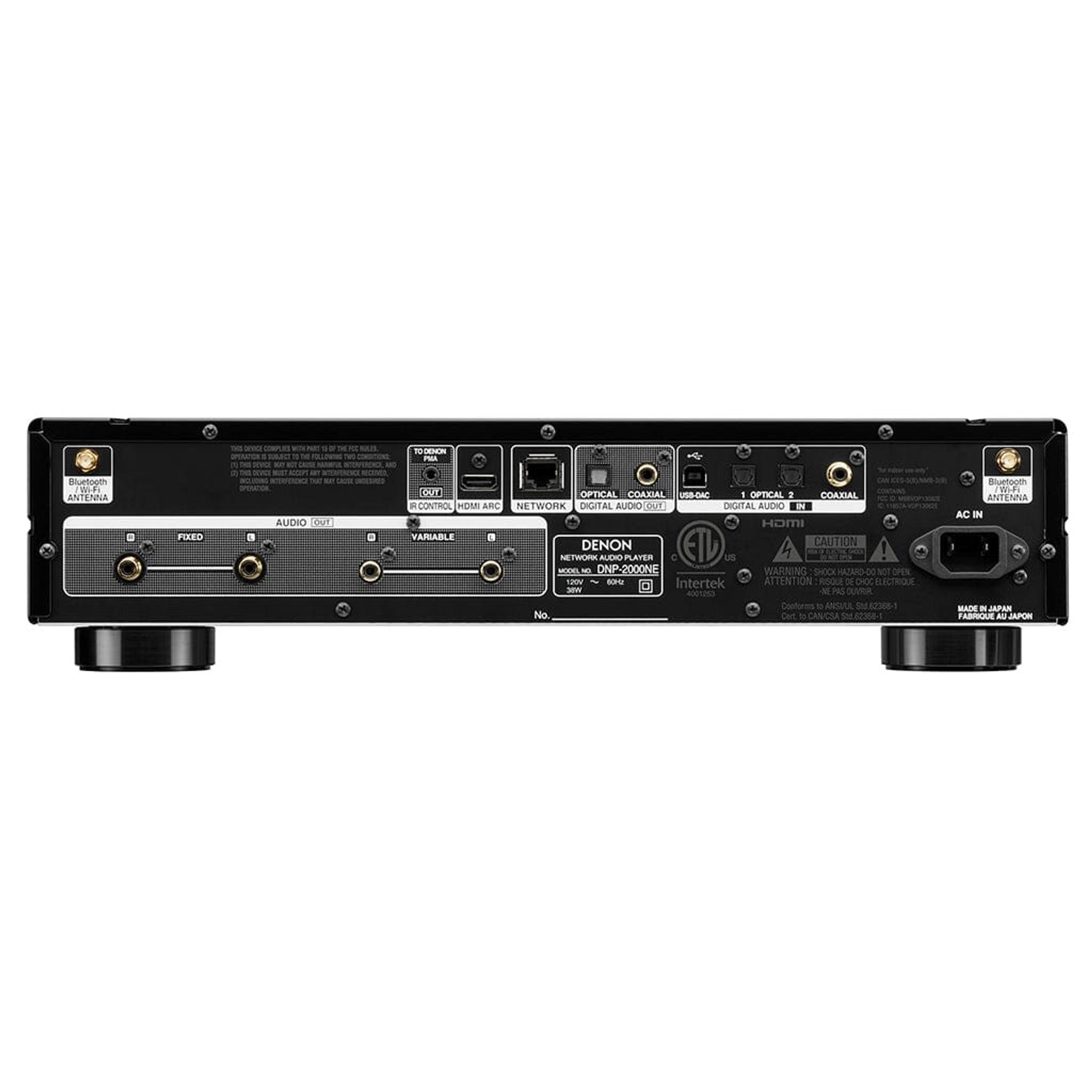 Denon DNP-2000NE Streaming Music Player and Preamplifier - Open Box thumbnail 4