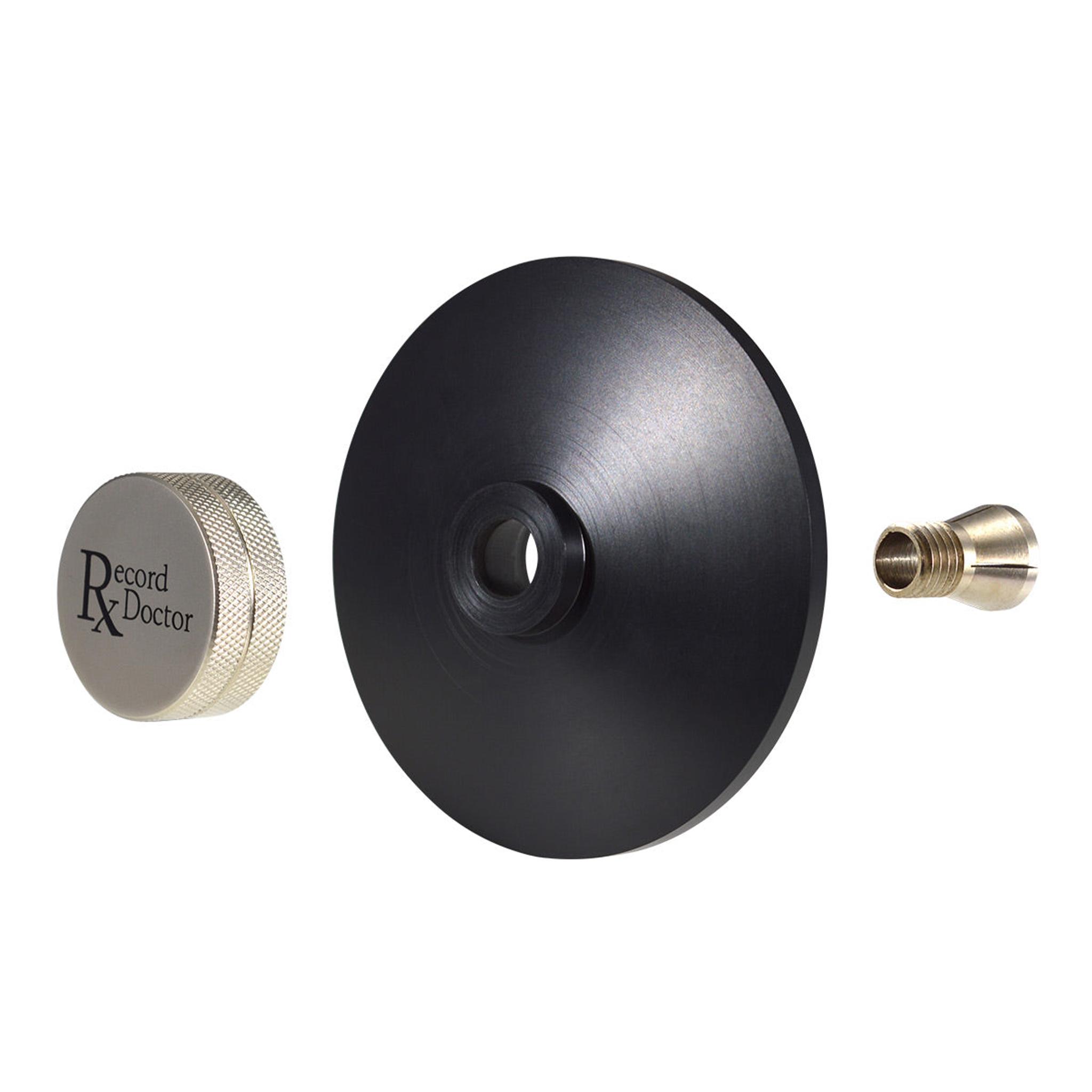Record Doctor VI Record Cleaning Machine with RxLP Cleaning Solution - 20th Anniversary Edition (Gloss Black), Low Profile Record Clamp, and 12" Cork Turntable Slipmat thumbnail 9