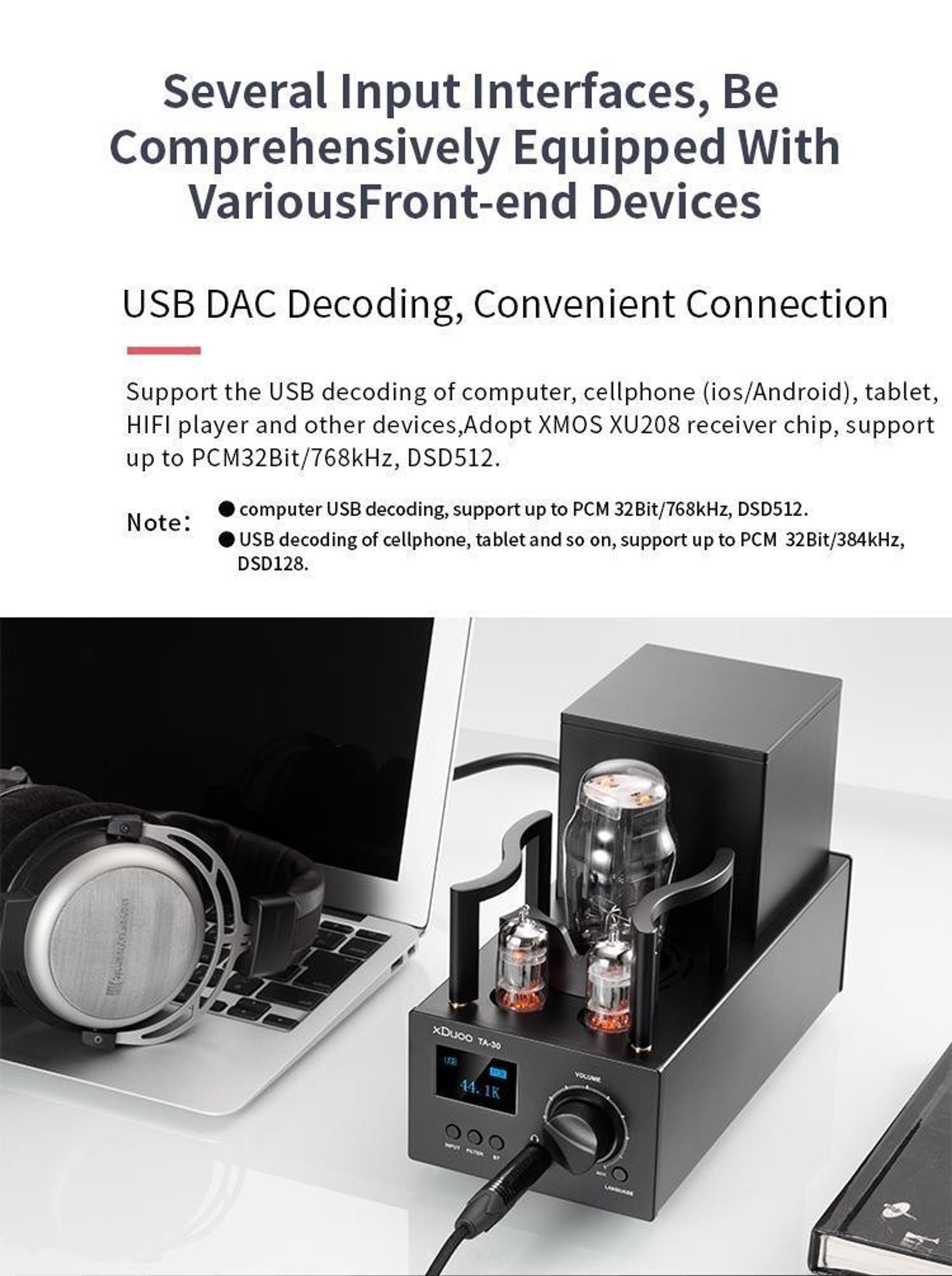 xDuoo TA-30 Tube Headphone Amp thumbnail 7