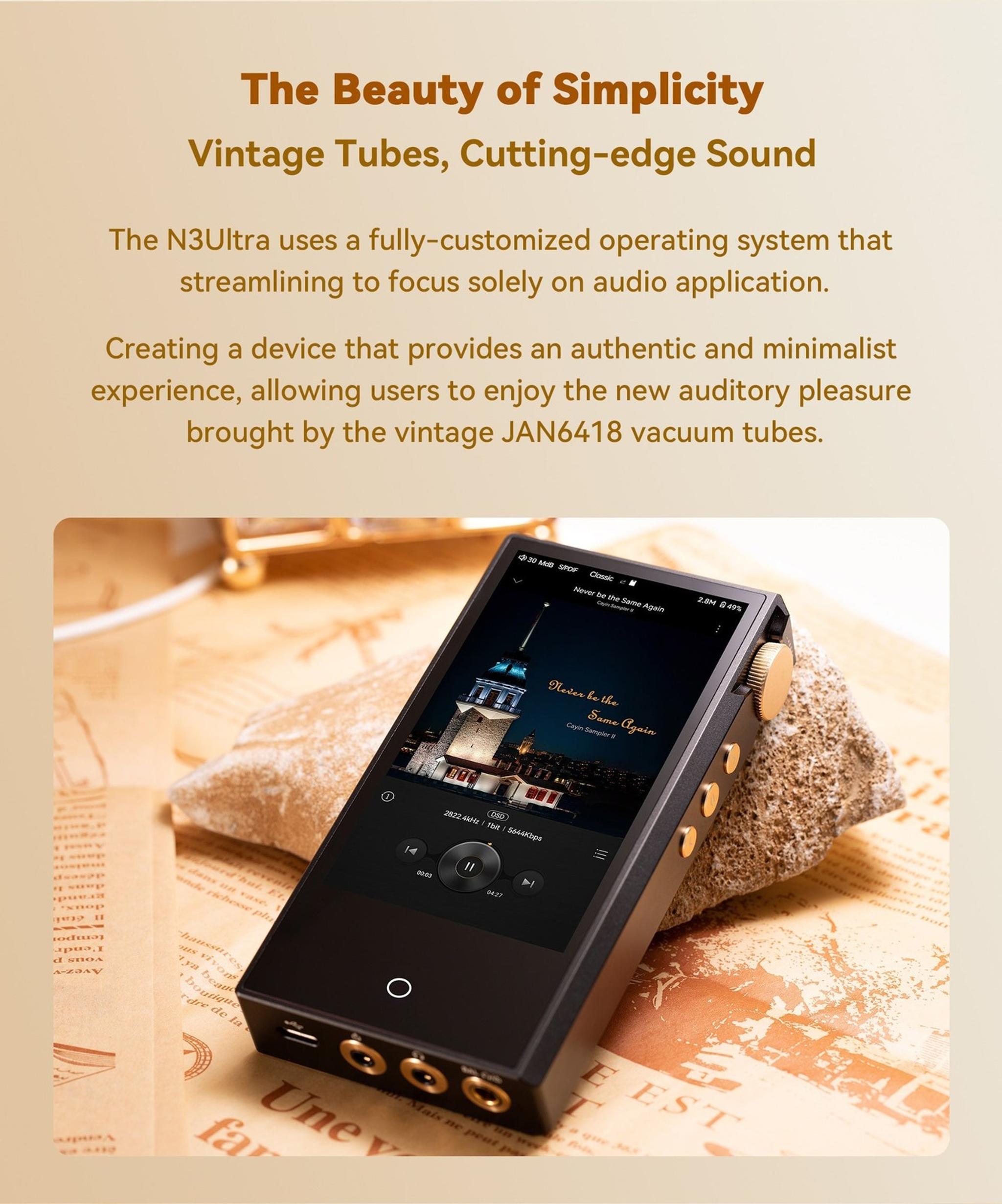 Cayin N3Ultra Triple Timbre Digital Audio Player thumbnail 4