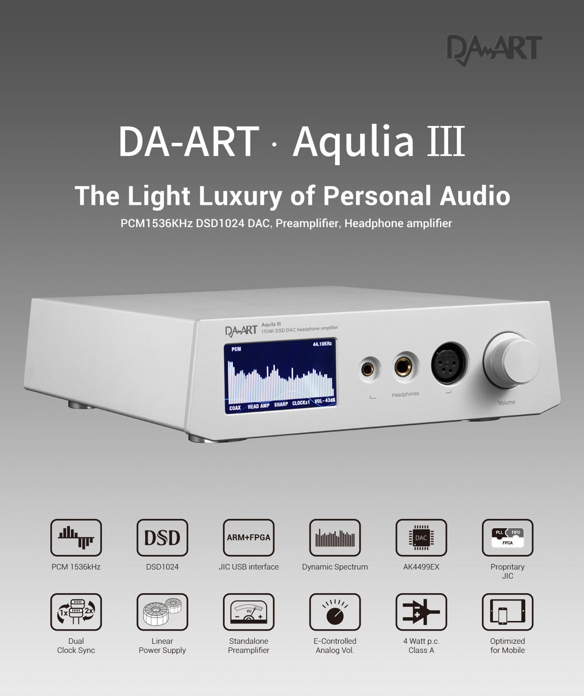 YULONG DAART Aquila III Desktop DAC/Pre-amp/Amp thumbnail 3
