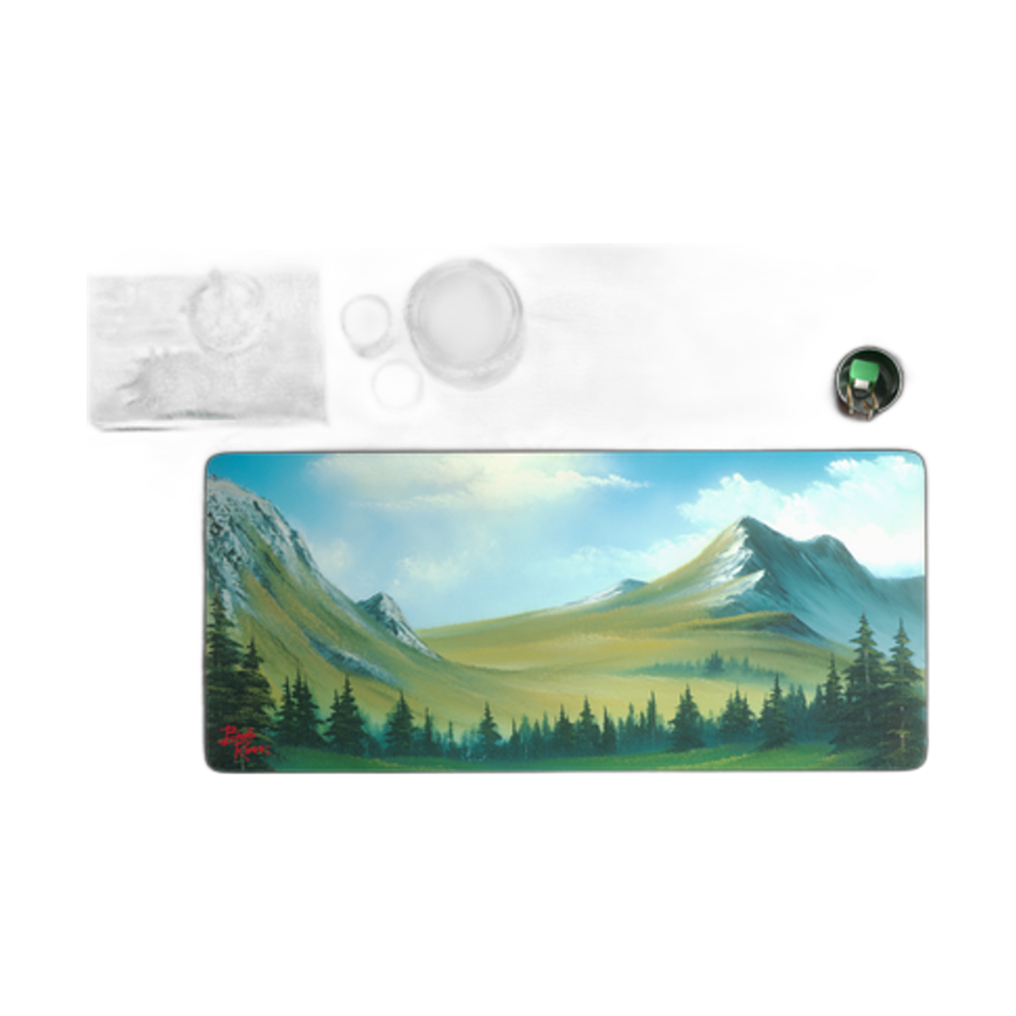 Bob Ross Deskmat