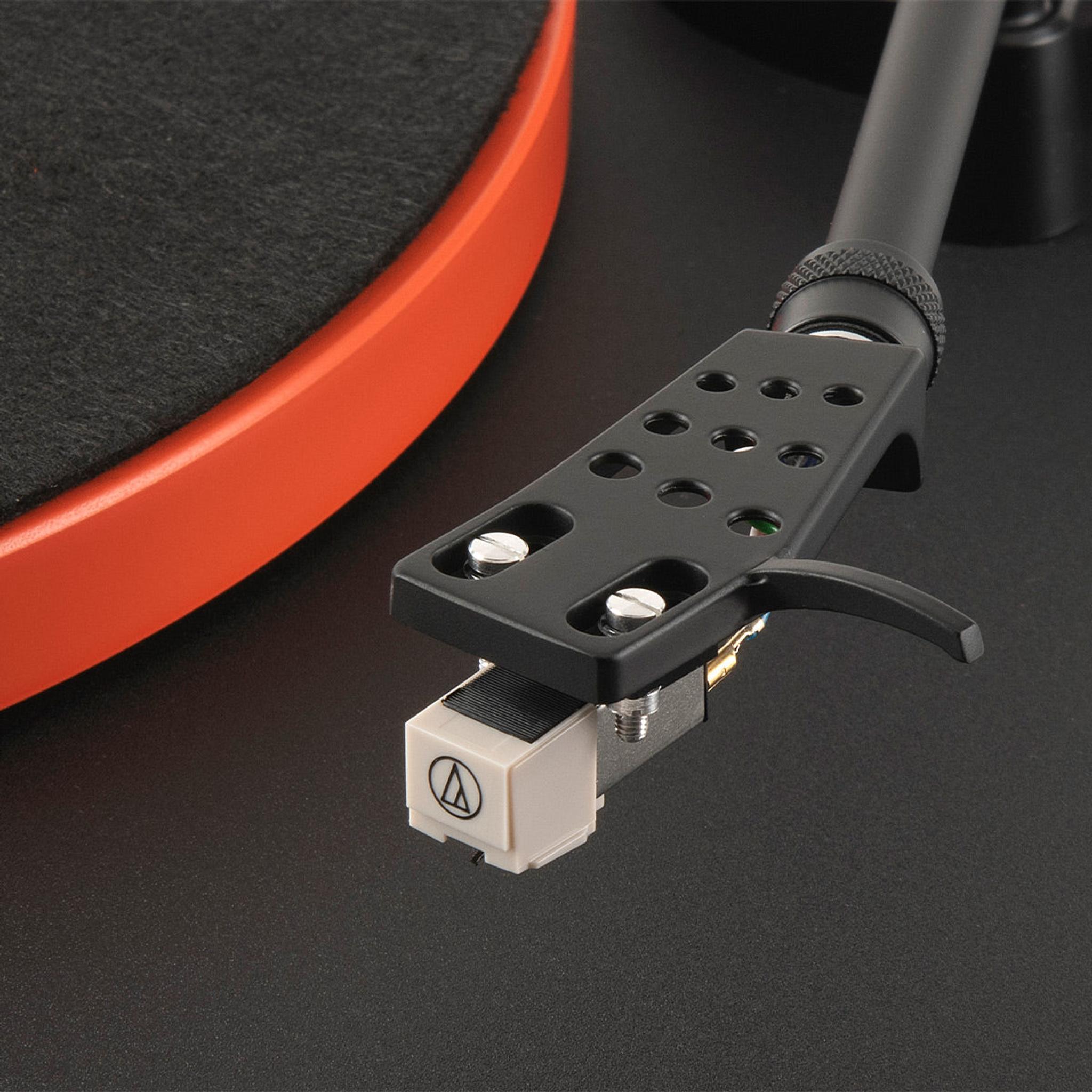 JBL Spinner BT Semi-Automatic Belt-Drive Turntable with Bluetooth 5.3 and Installed Audio Technica Cartridge (Black & Orange) thumbnail 7
