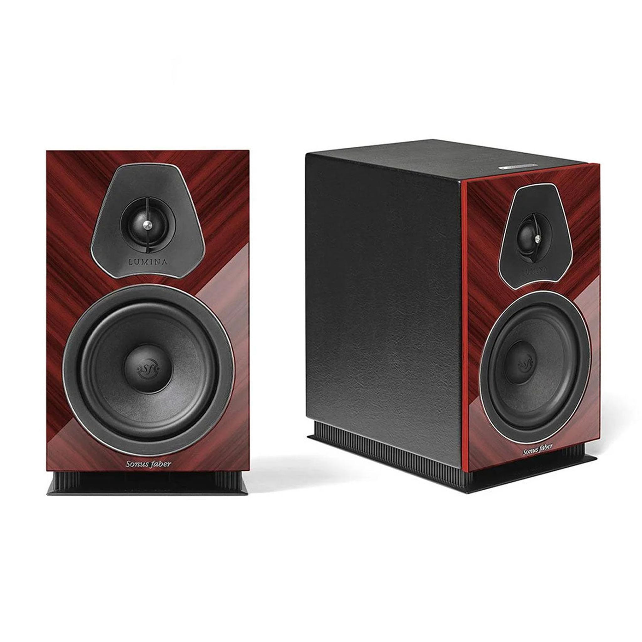 Sonus faber Lumina II Amator Bookshelf Speakers - Pair (Red) - Image 1