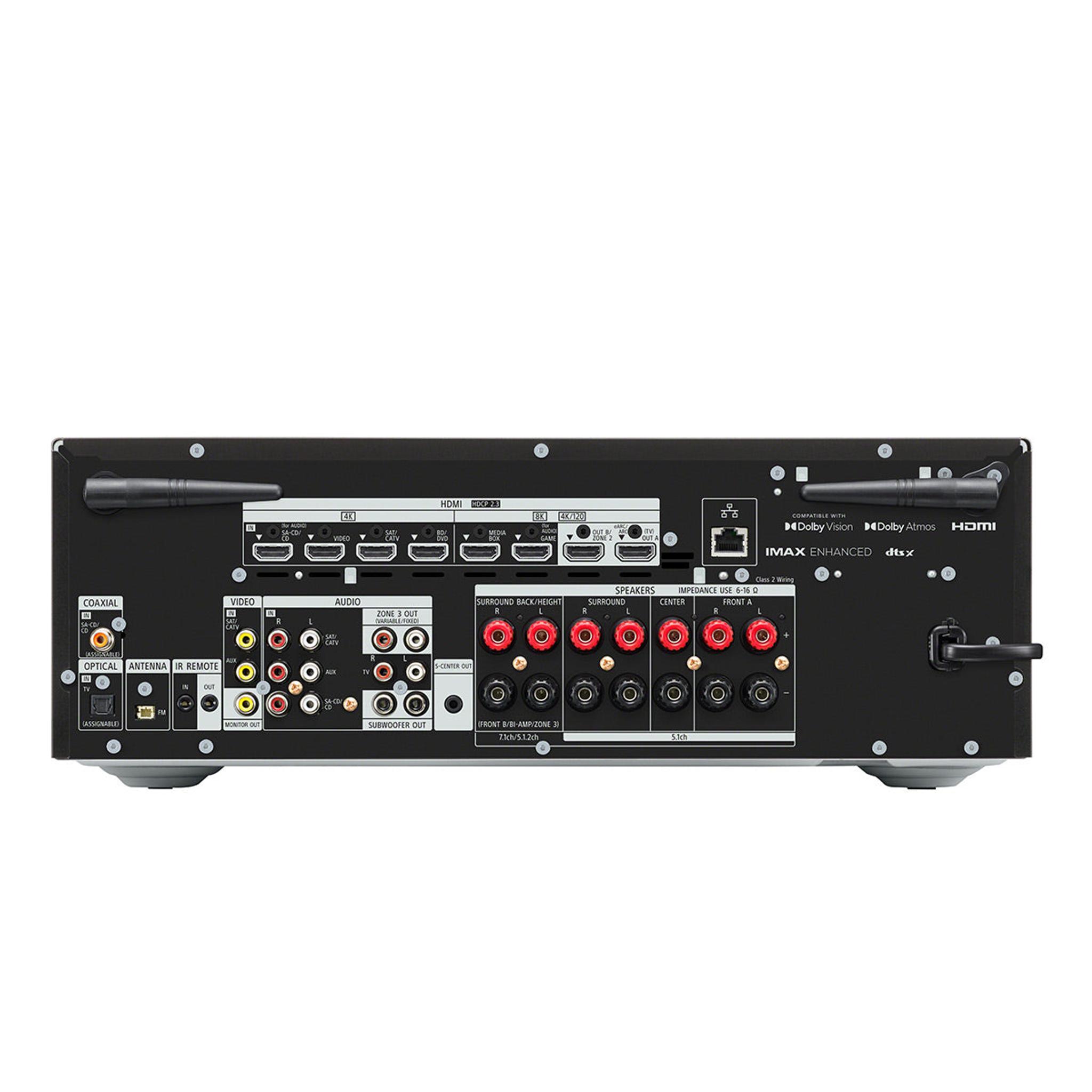 Sony STR-AN1000 7.2 Channel 8K Home Theater AV Receiver with Dolby Atmos, DTS: X, IMAX Enhanced, Google Assistant, & Works with Sonos thumbnail 6