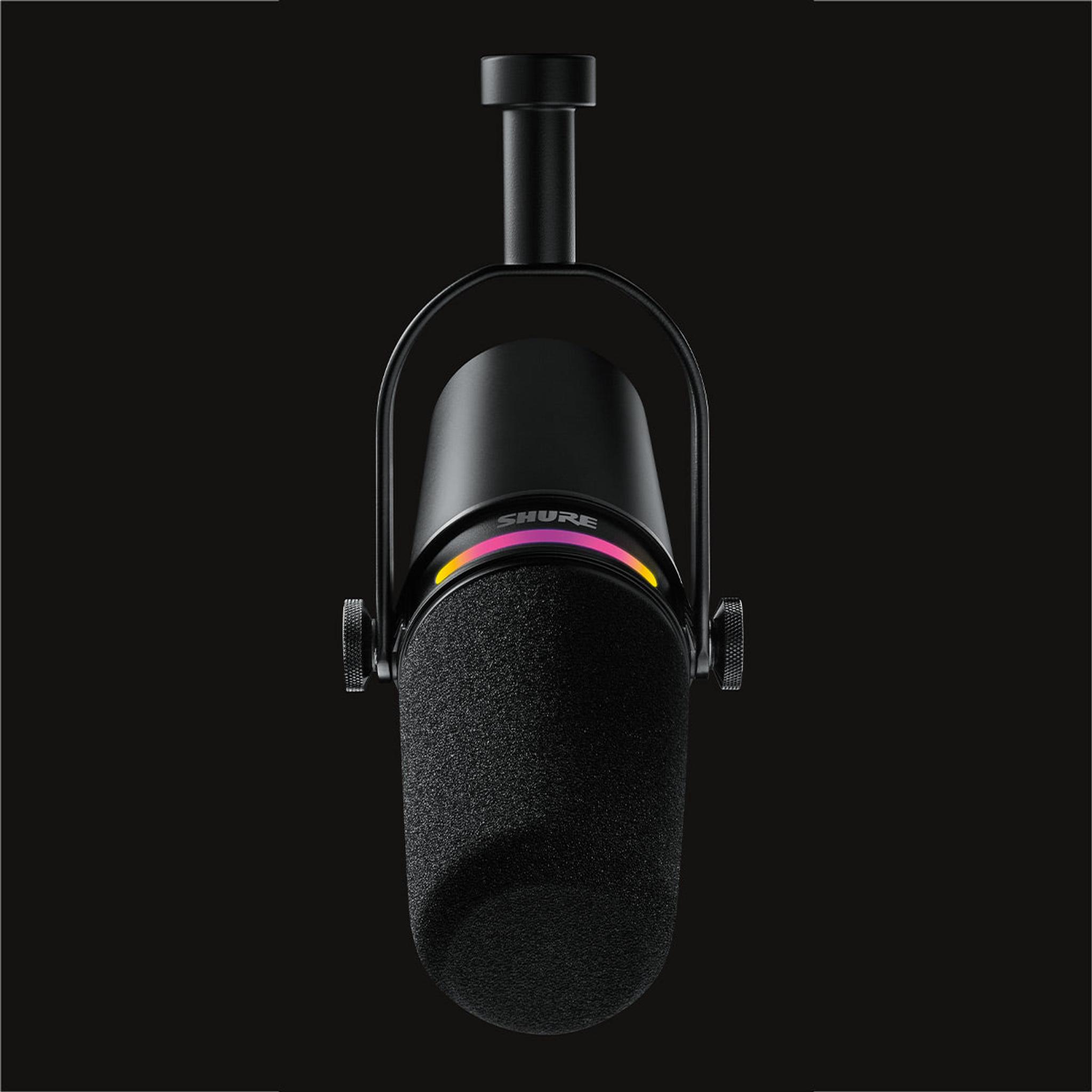 Shure MV7+ Hybrid Output USB-C & XLR Podcast Microphone (Black) thumbnail 11