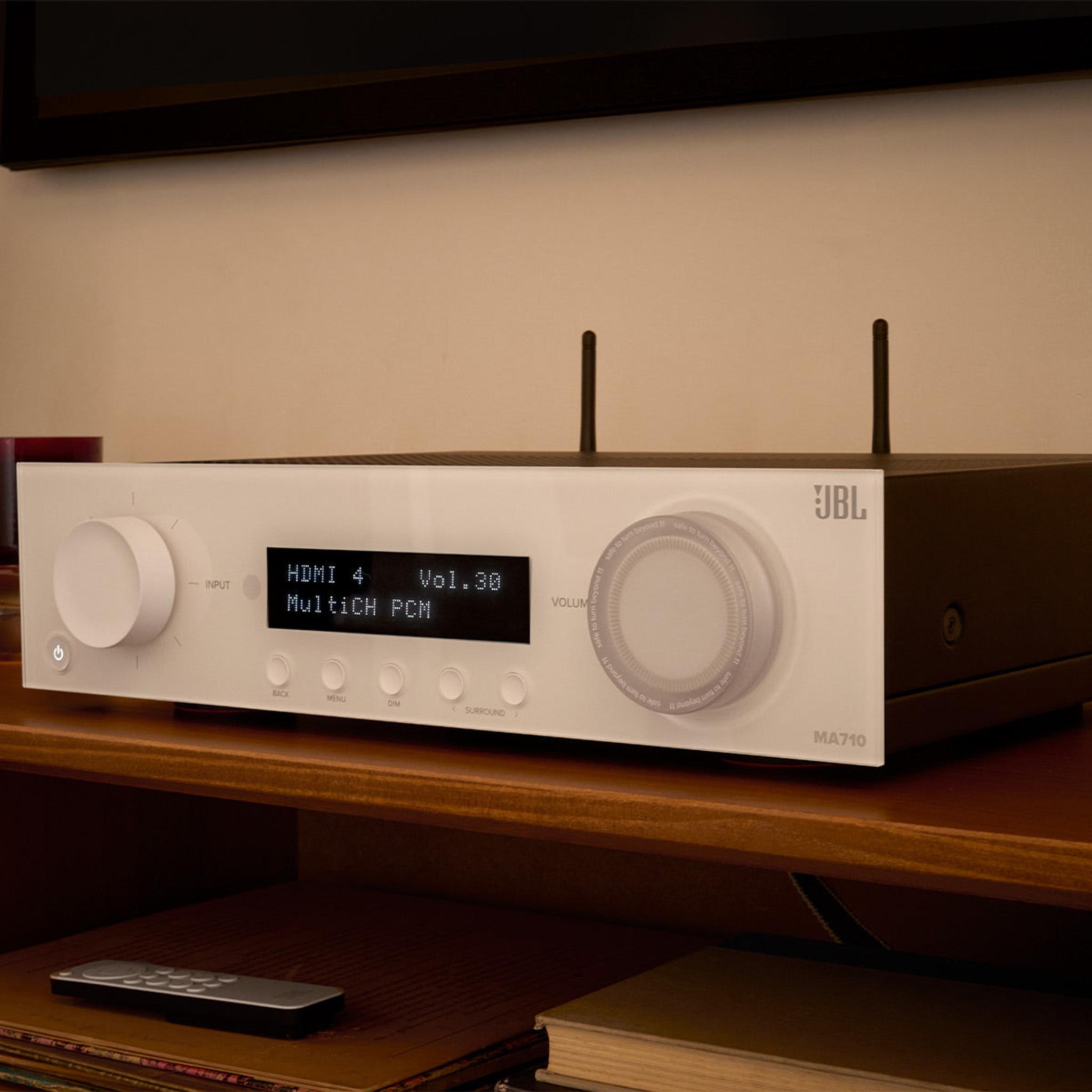 JBL MA710 7.2-Channel 8K AV Receiver (White) thumbnail 3