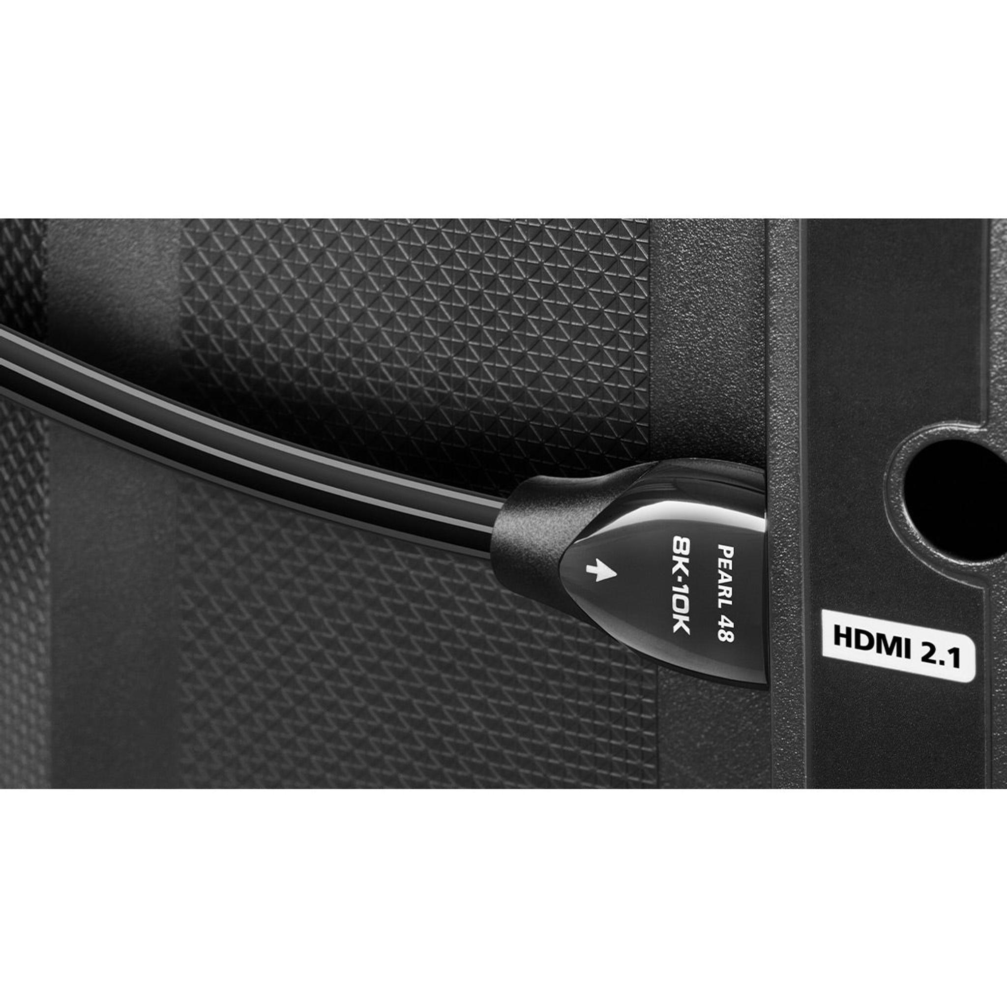 AudioQuest Pearl 48 8K-10K 48Gbps Ultra High Speed HDMI Cable - 2.46 ft. (.75m) thumbnail 4